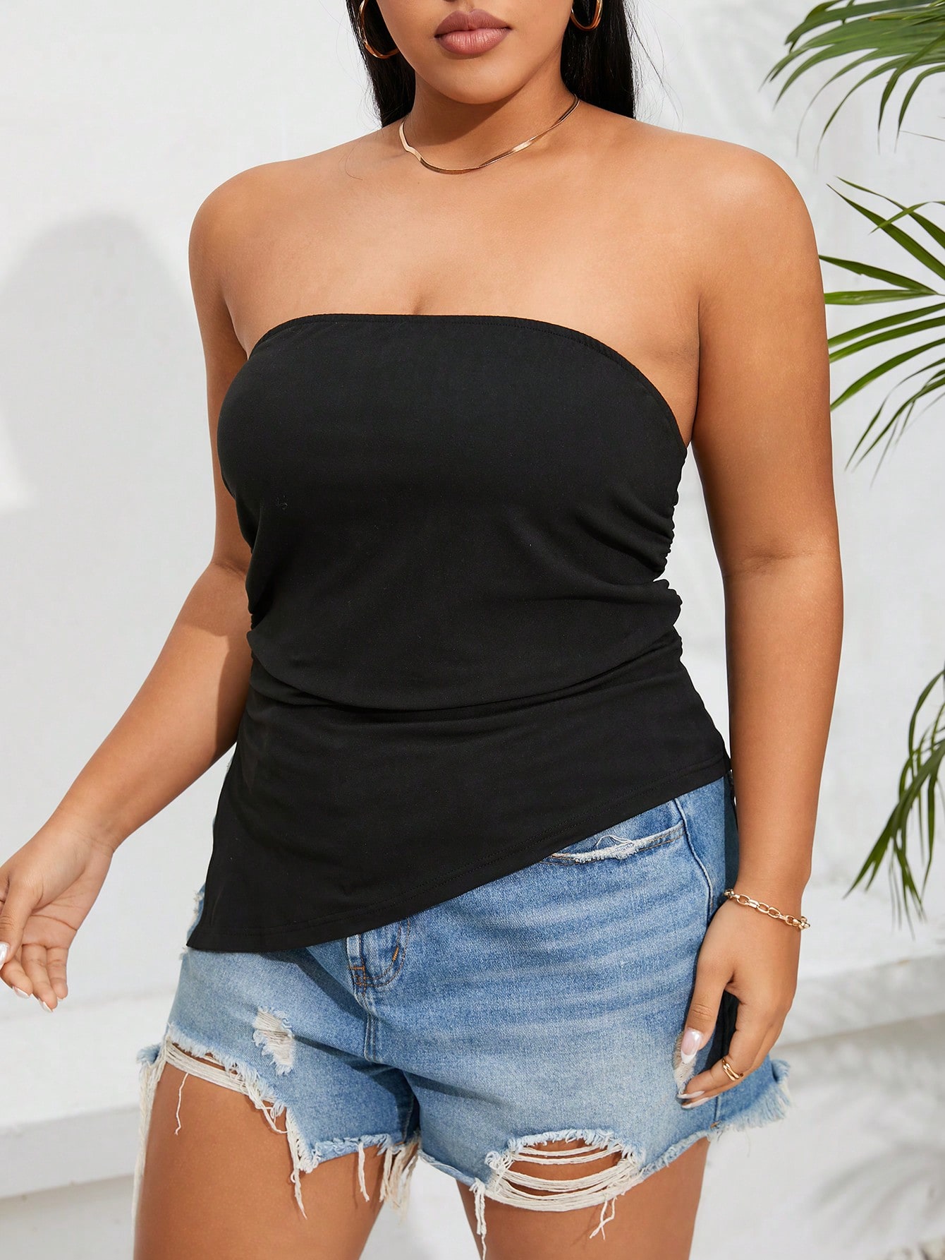 In Casual Plus Size Women Tops