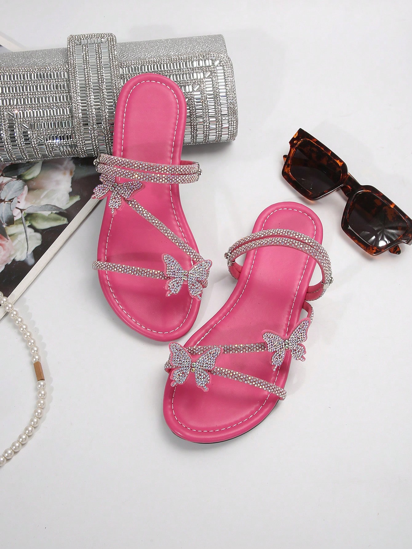 In Hot Pink Women Sandals