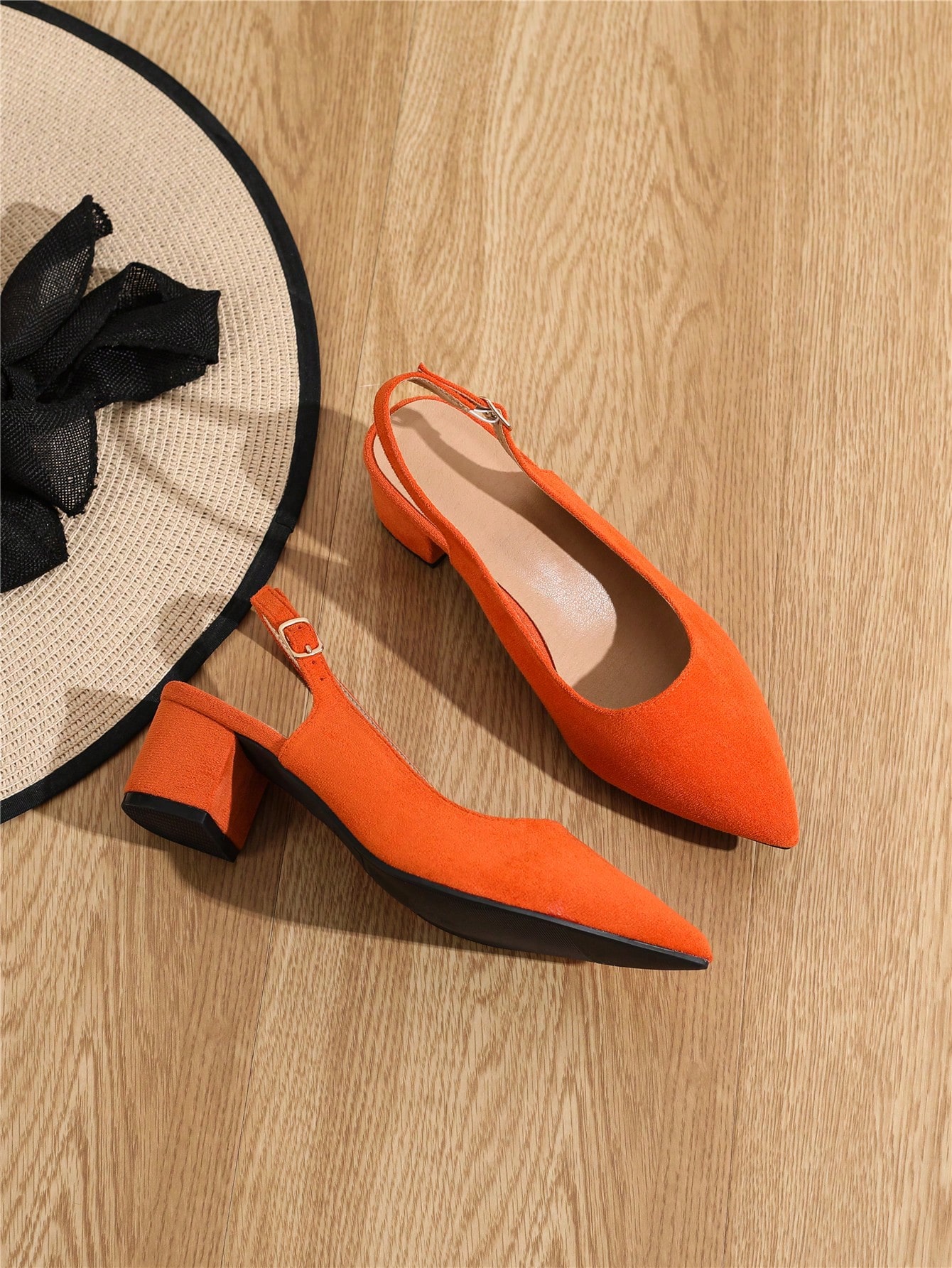 In Orange Women Pumps