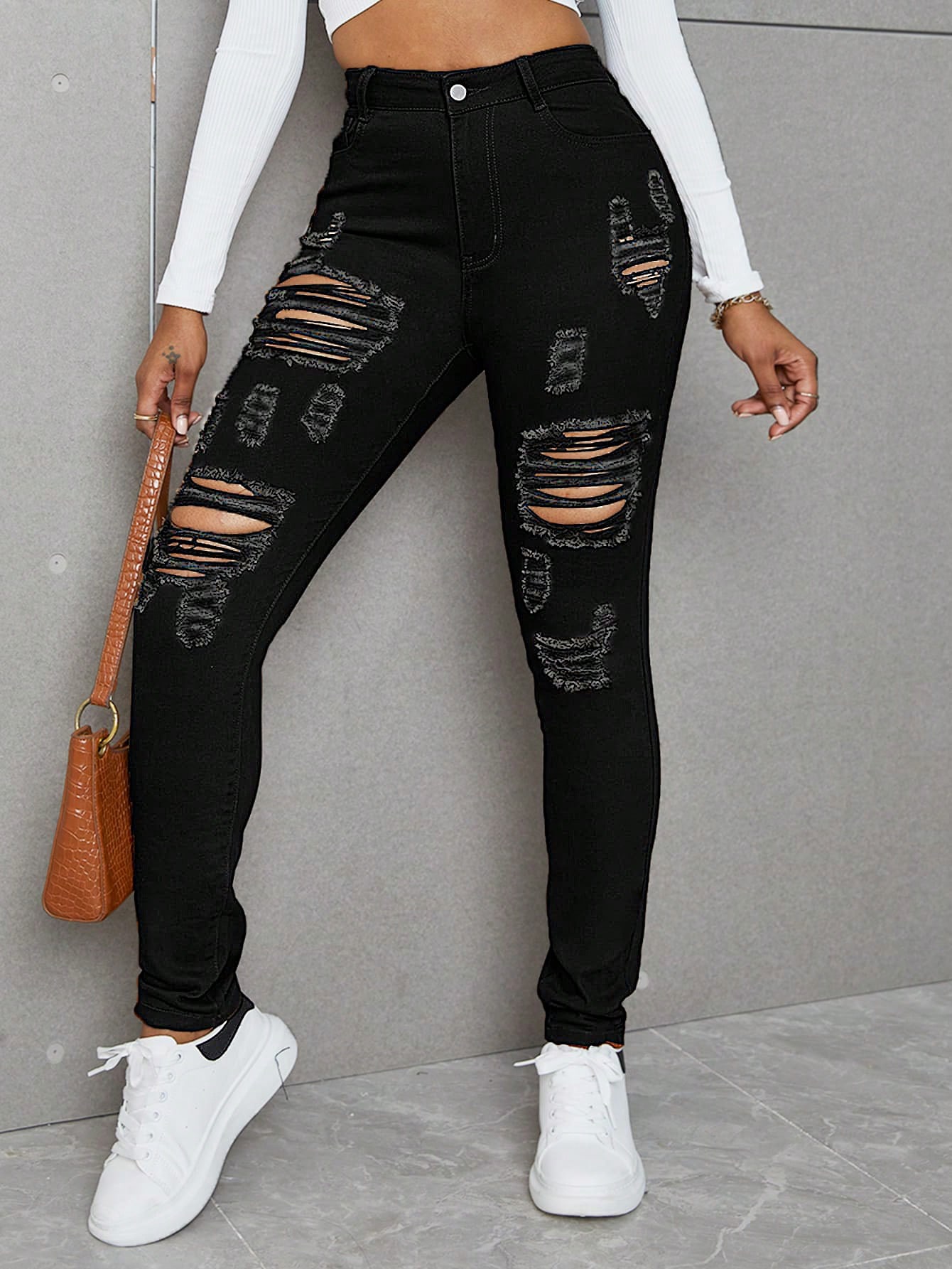 In Black Women Denim