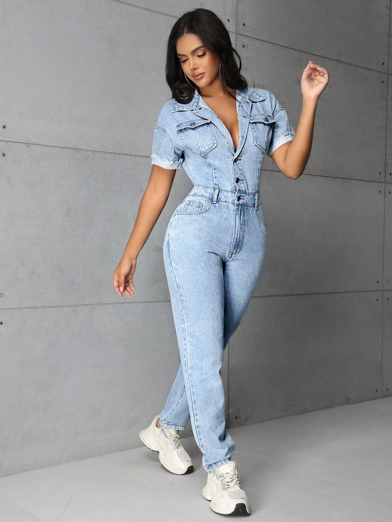 Women Denim Overalls & Jumpsuits