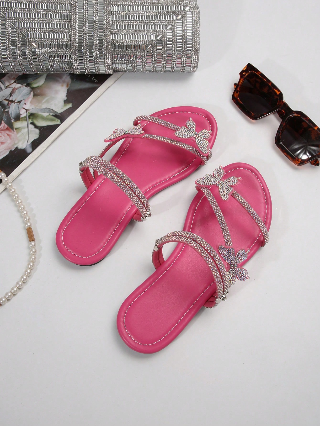 In Hot Pink Women Sandals