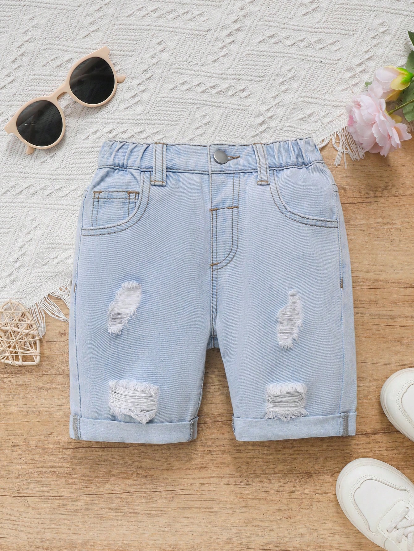 Young Girls Denim Shorts