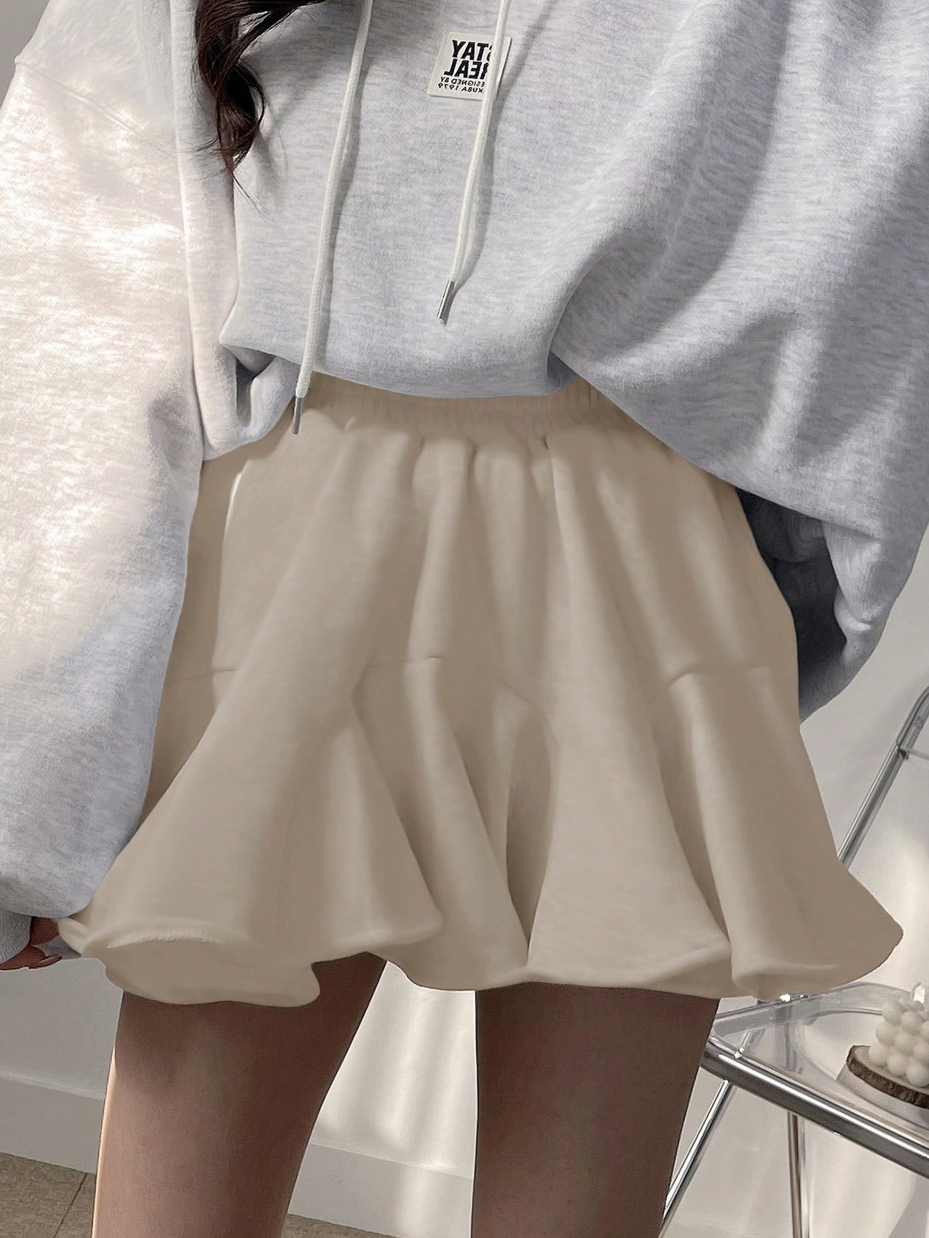 In Beige Women Skirts