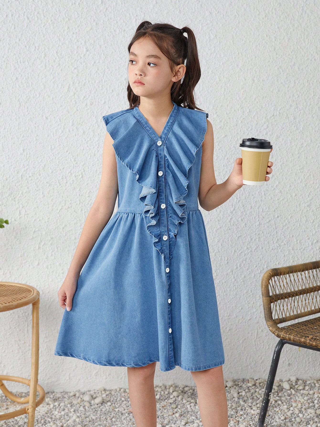 Tween Girls Denim Dresses