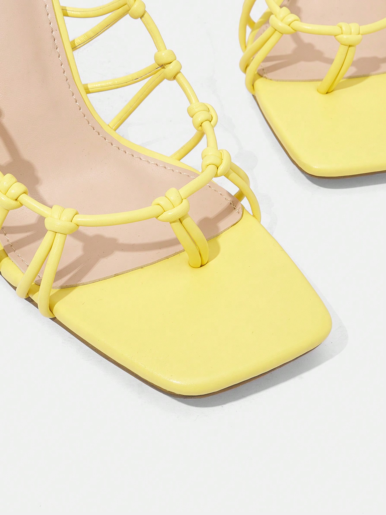 In Yellow Women Heeled Sandals