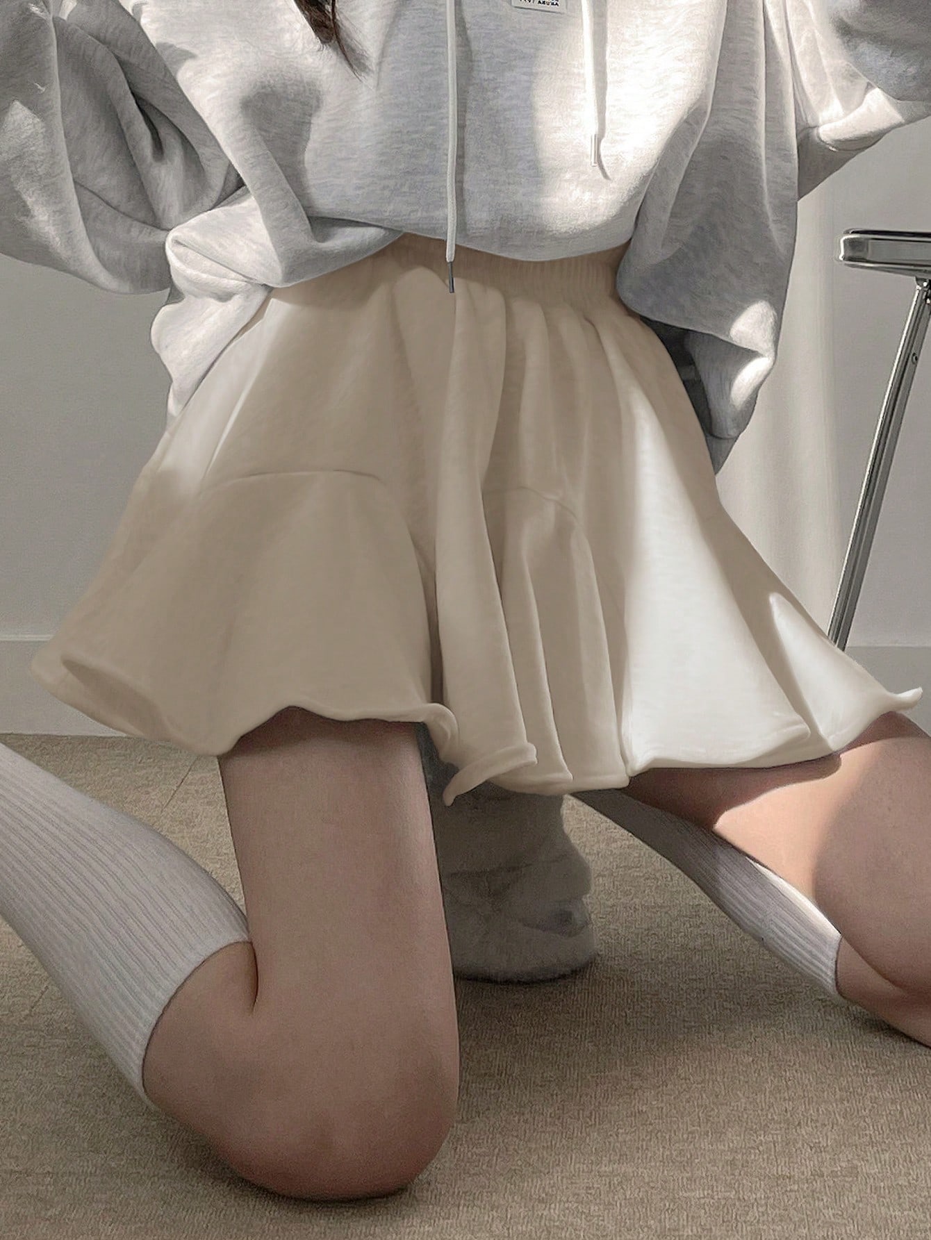 In Beige Women Skirts