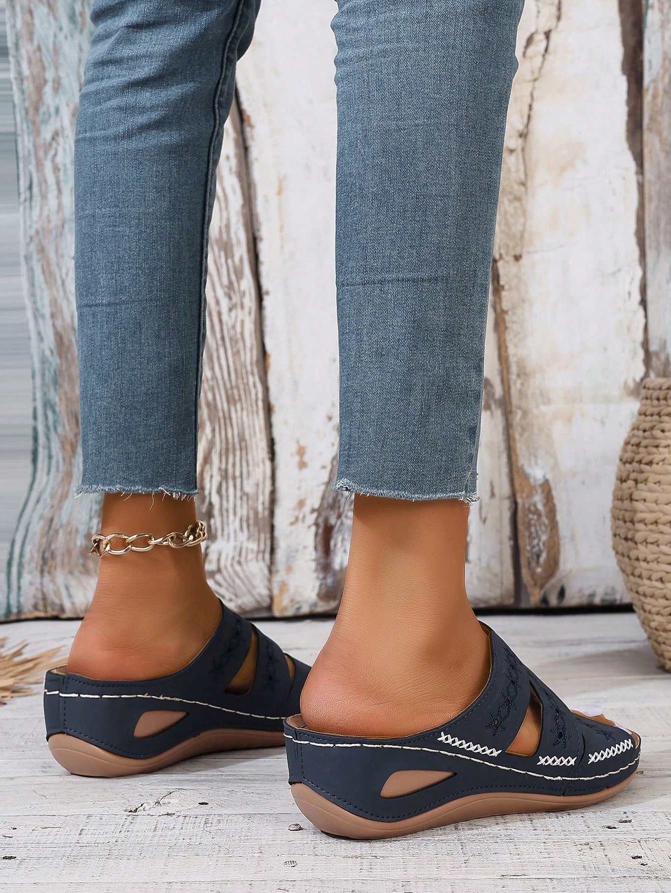 In Blue Women Platforms & Wedge Sandals