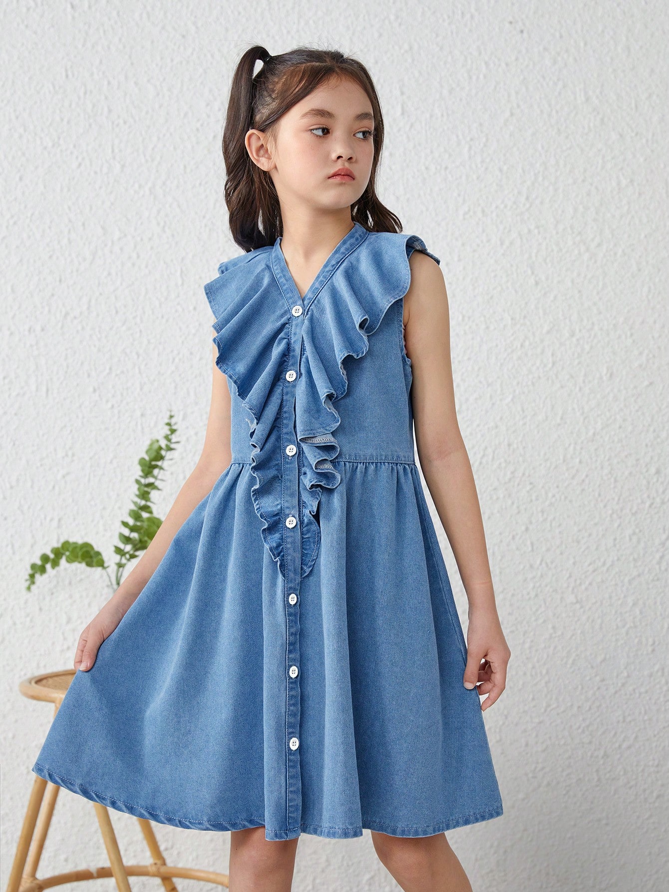 Tween Girls Denim Dresses