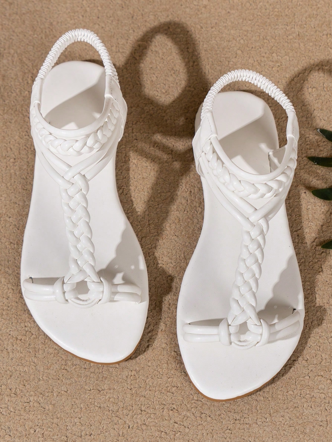 In White Women Flat Sandals