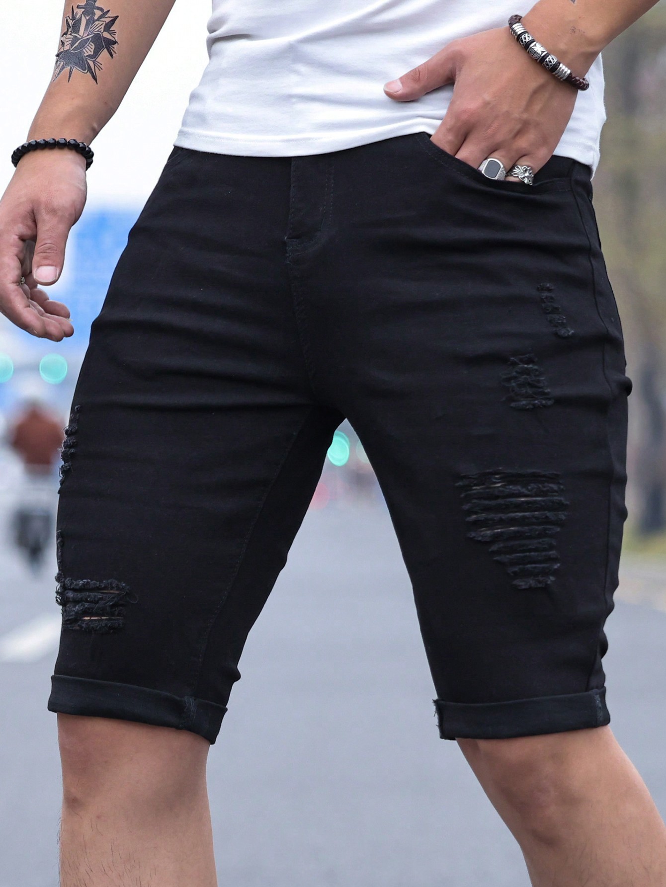 Men Denim Shorts