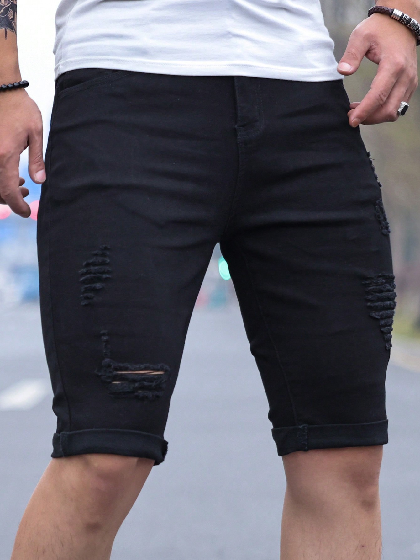 Men Denim Shorts