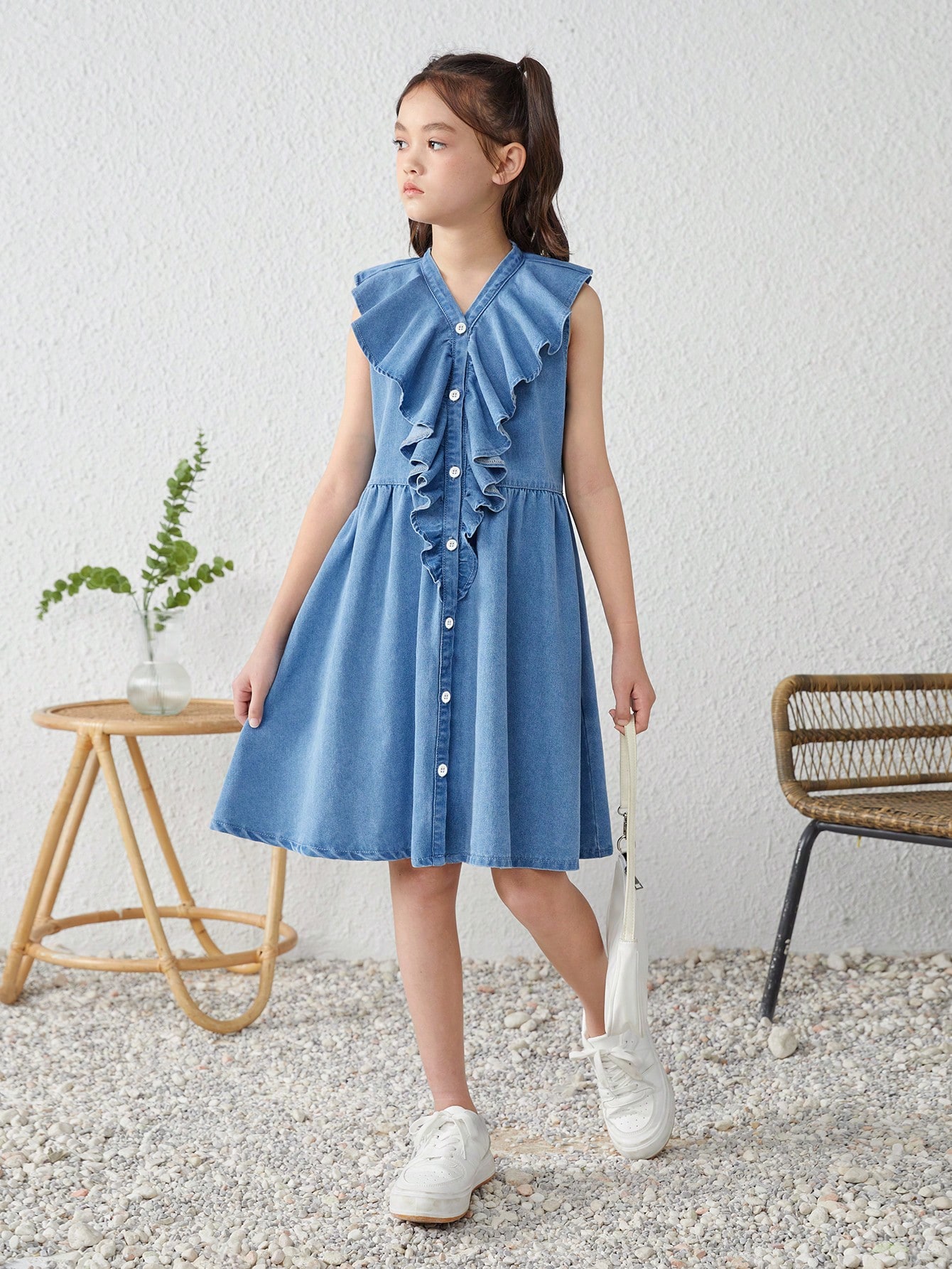 Tween Girls Denim Dresses