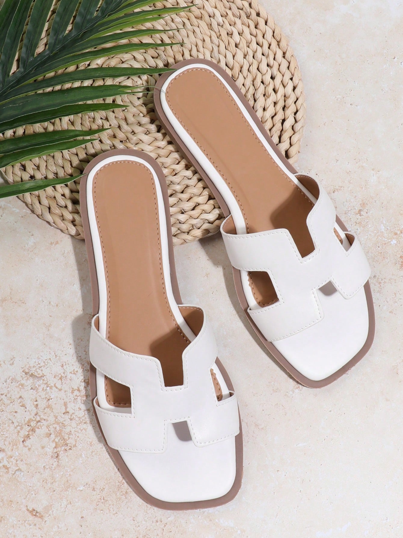 In White Women Flat Sandals