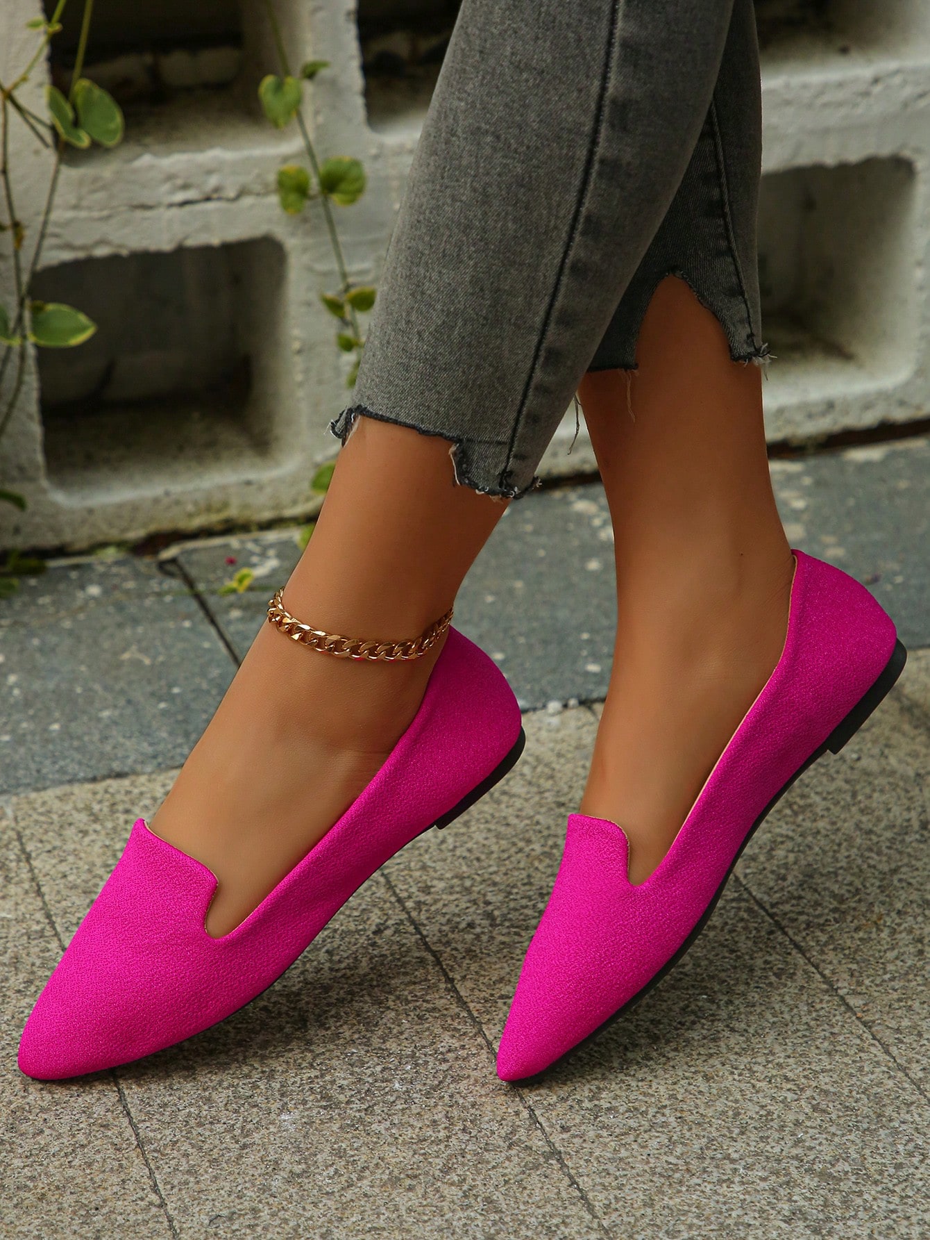 In Hot Pink Women Flats