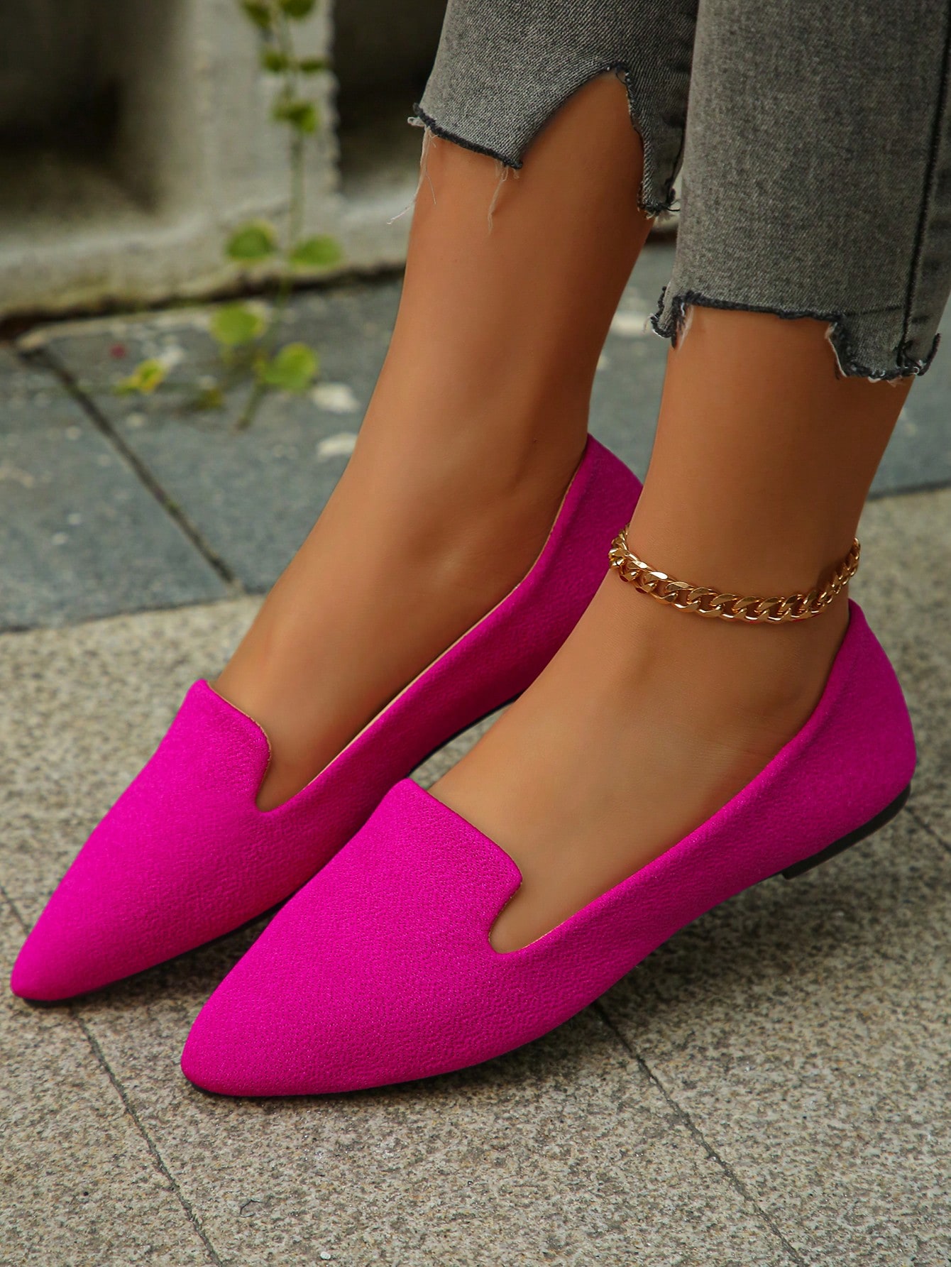 In Hot Pink Women Flats