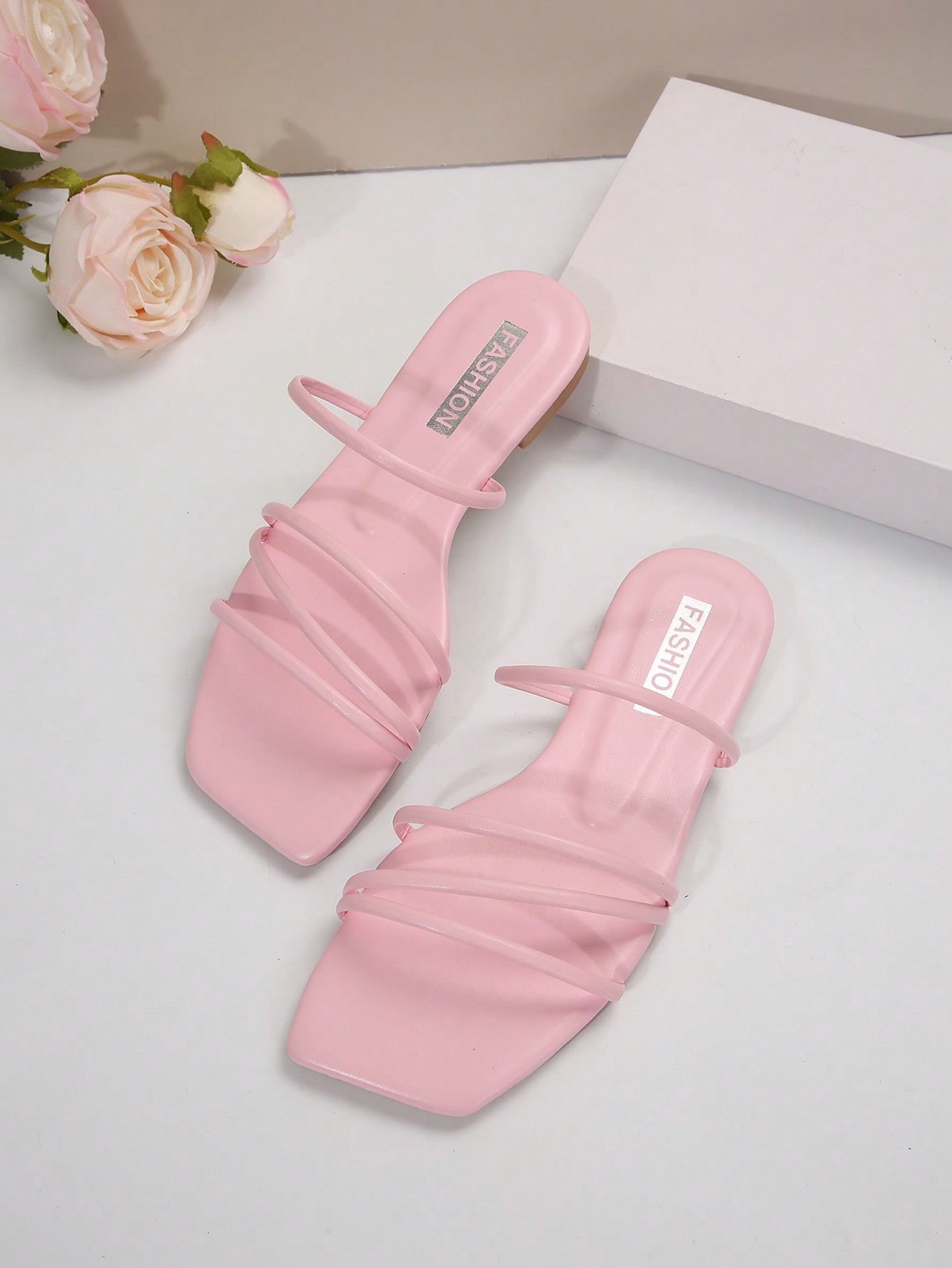 In Pink Women Flat Sandals