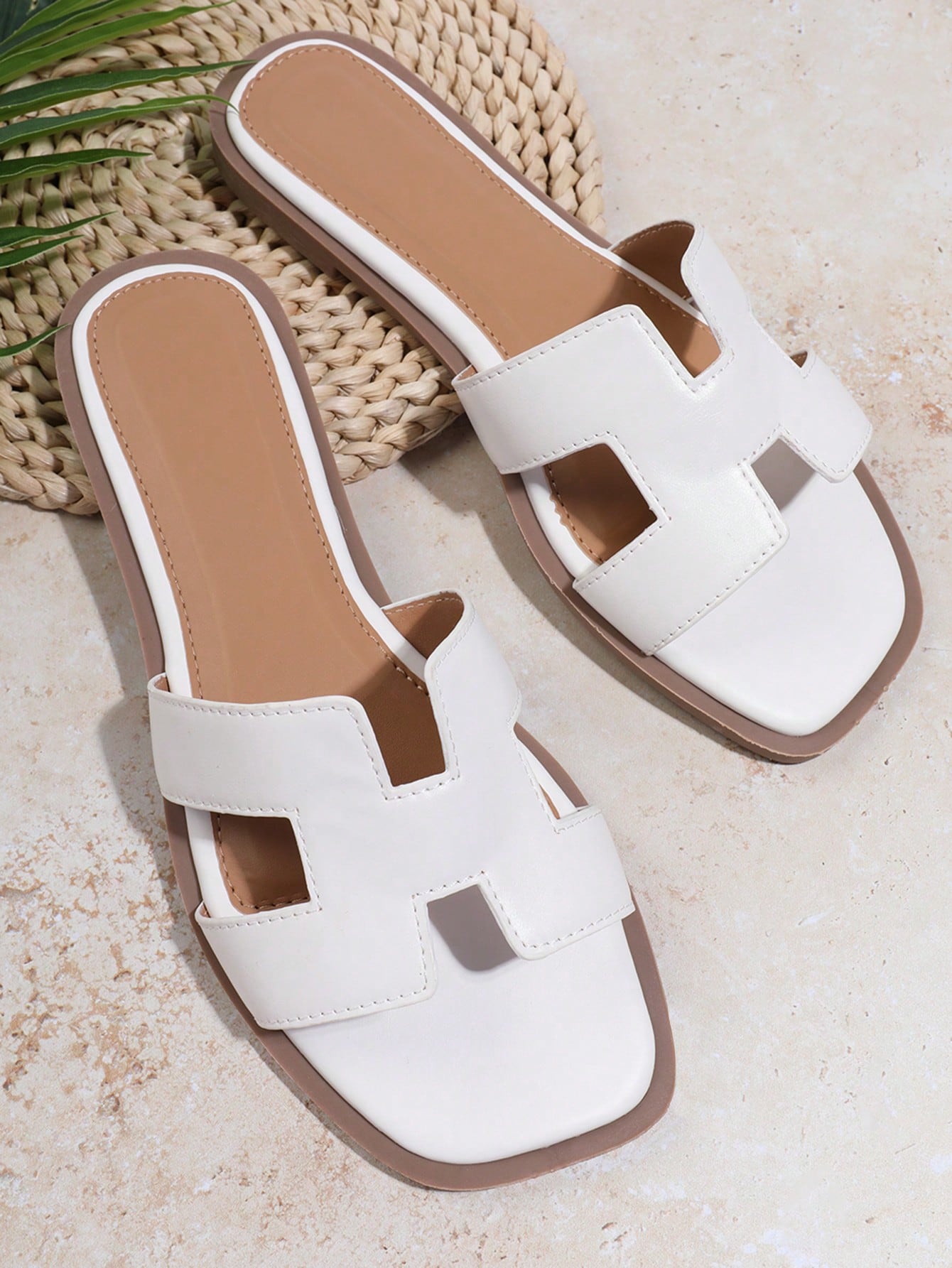 In White Women Flat Sandals