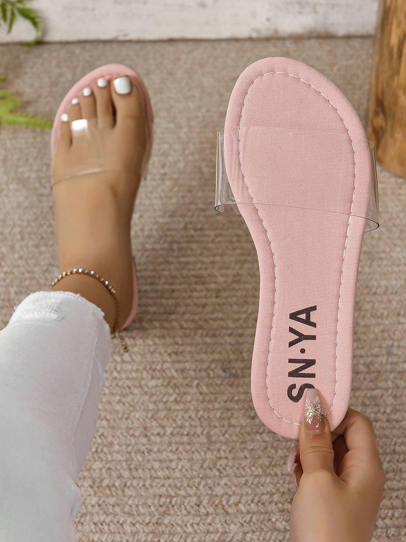 In Pink Women Flat Sandals