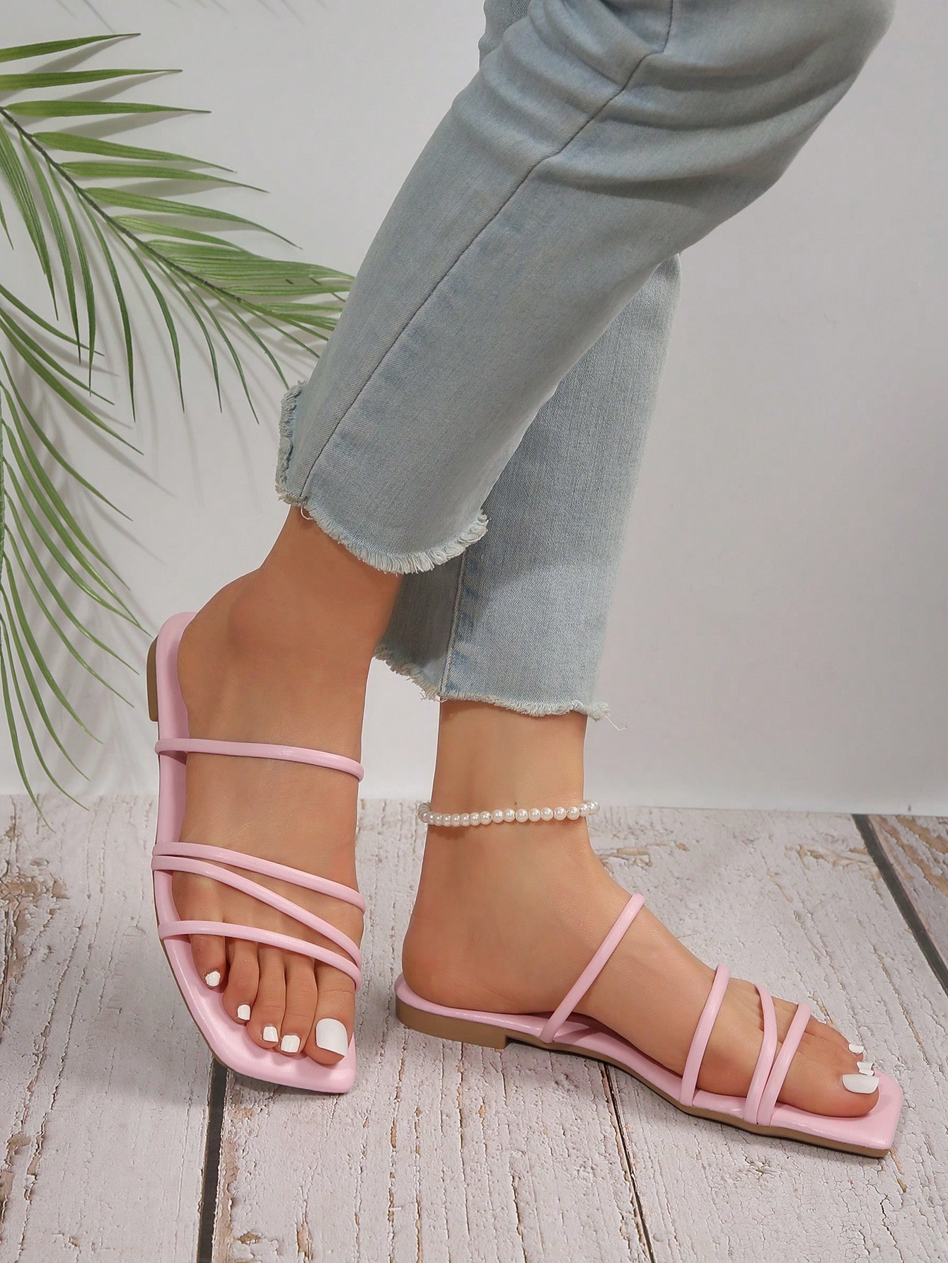 In Pink Women Flat Sandals