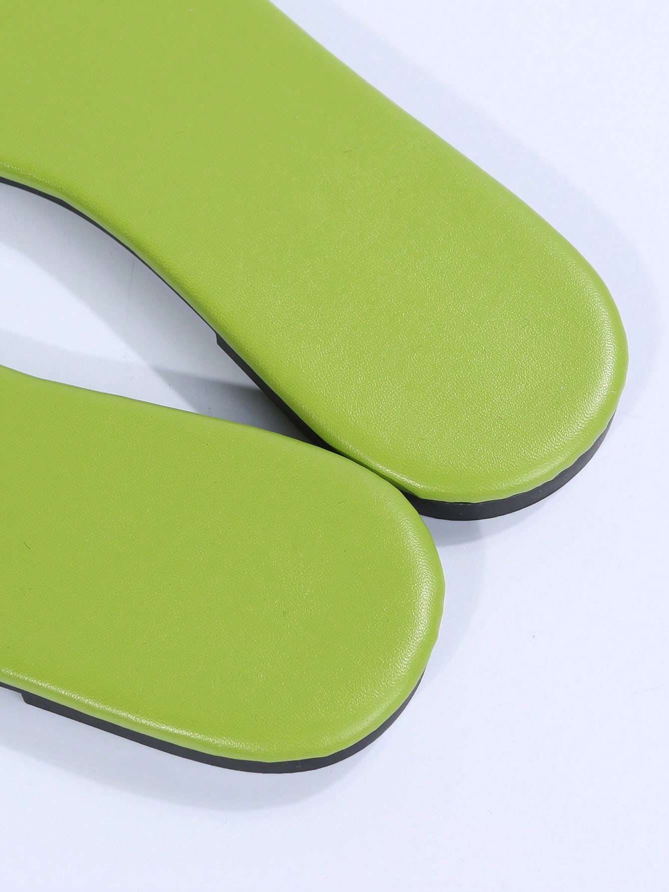 In Green Women Flat Sandals