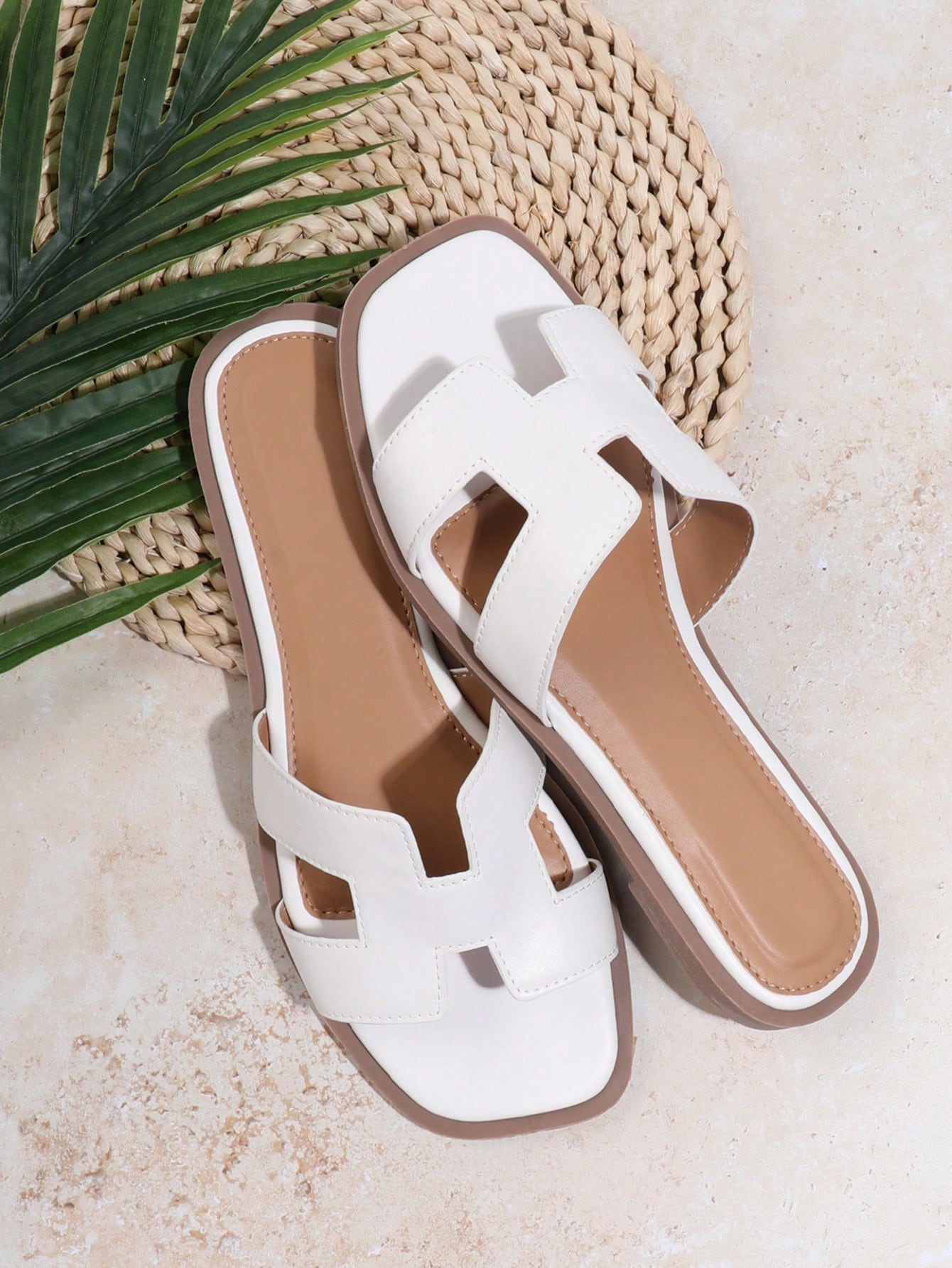 In White Women Flat Sandals