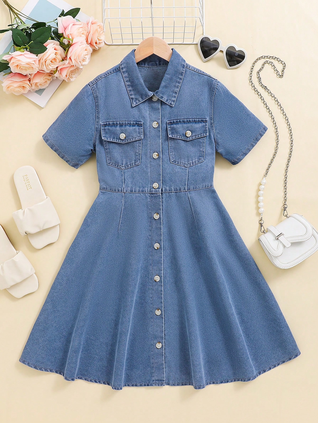 Tween Girls Denim Dresses