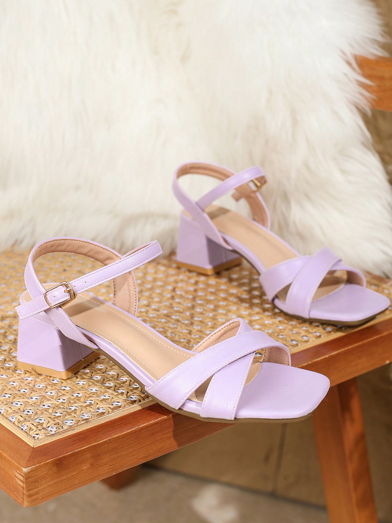 In Mauve Purple Women Shoes