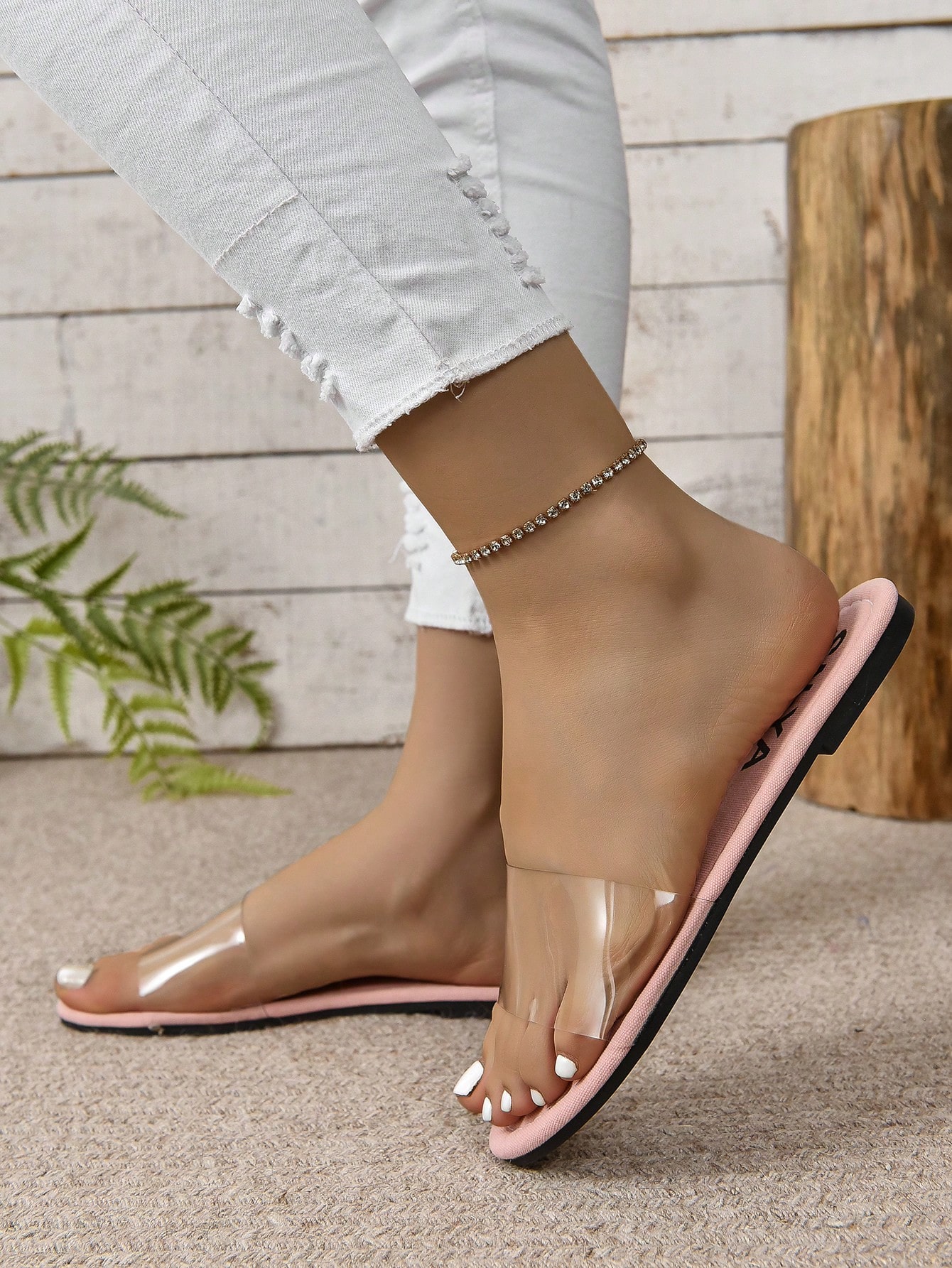 In Pink Women Flat Sandals