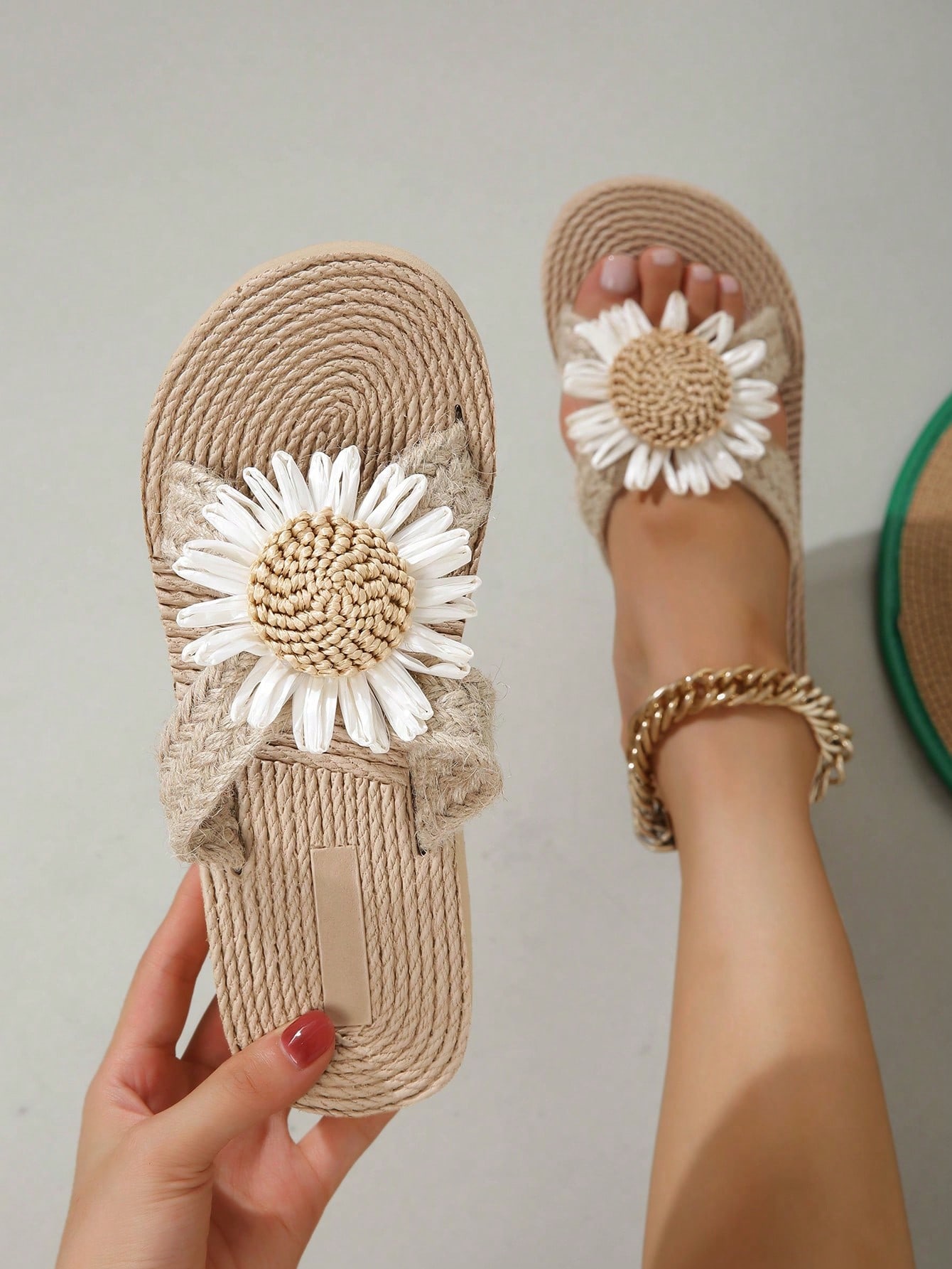 In Beige Women Slippers