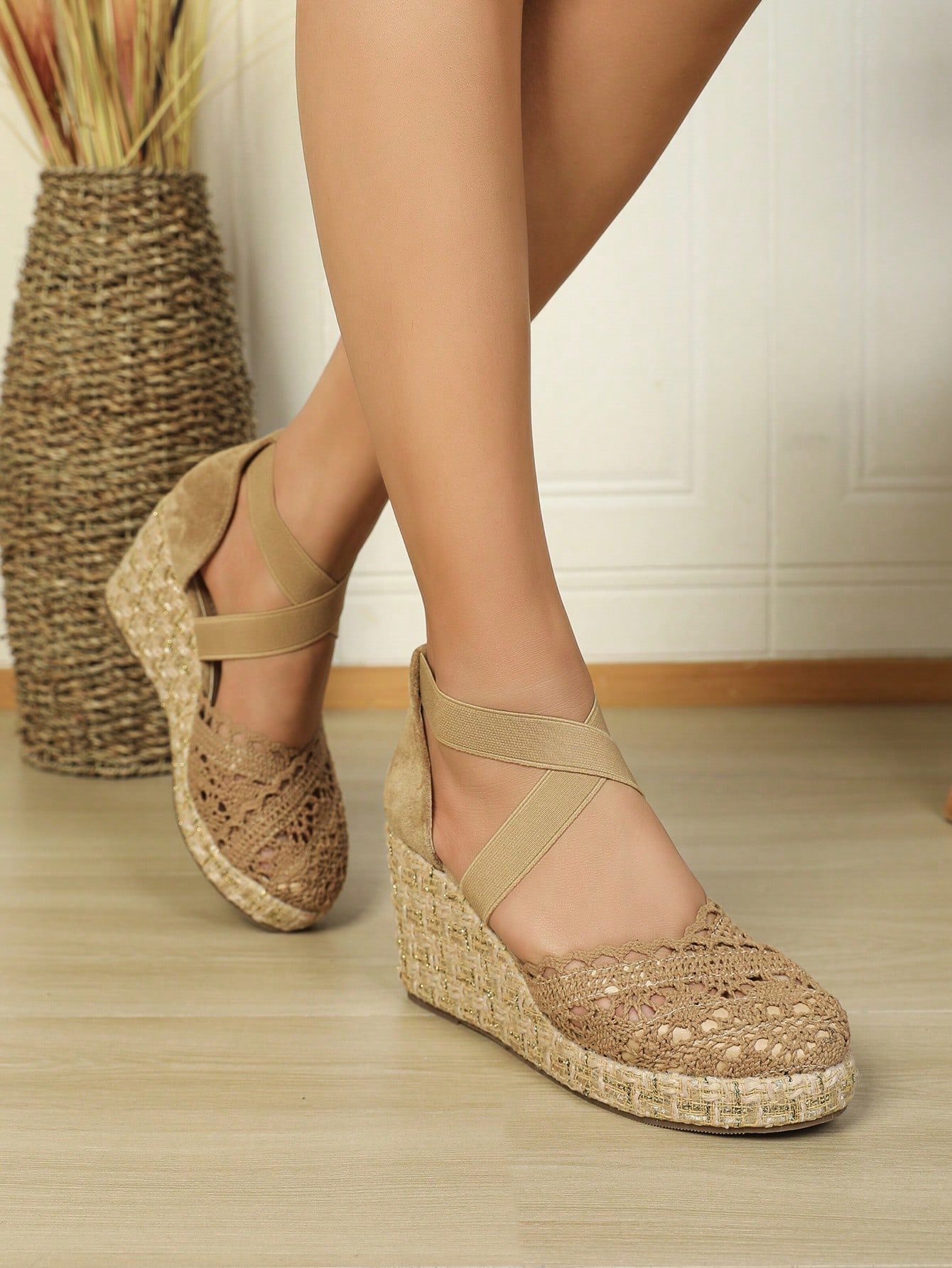 In Khaki Women Wedges & Flatform