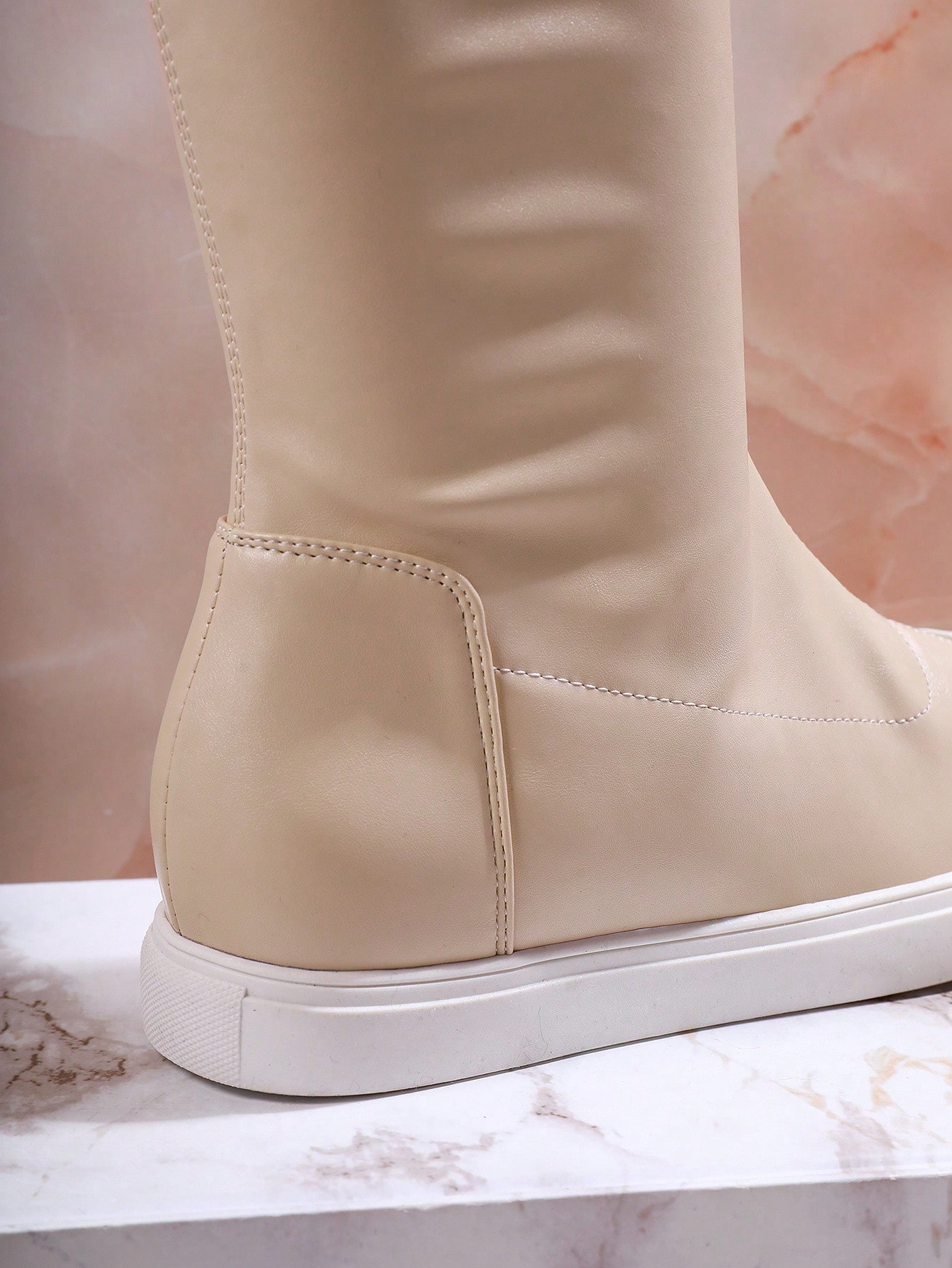 In Beige Women Fashion Boots