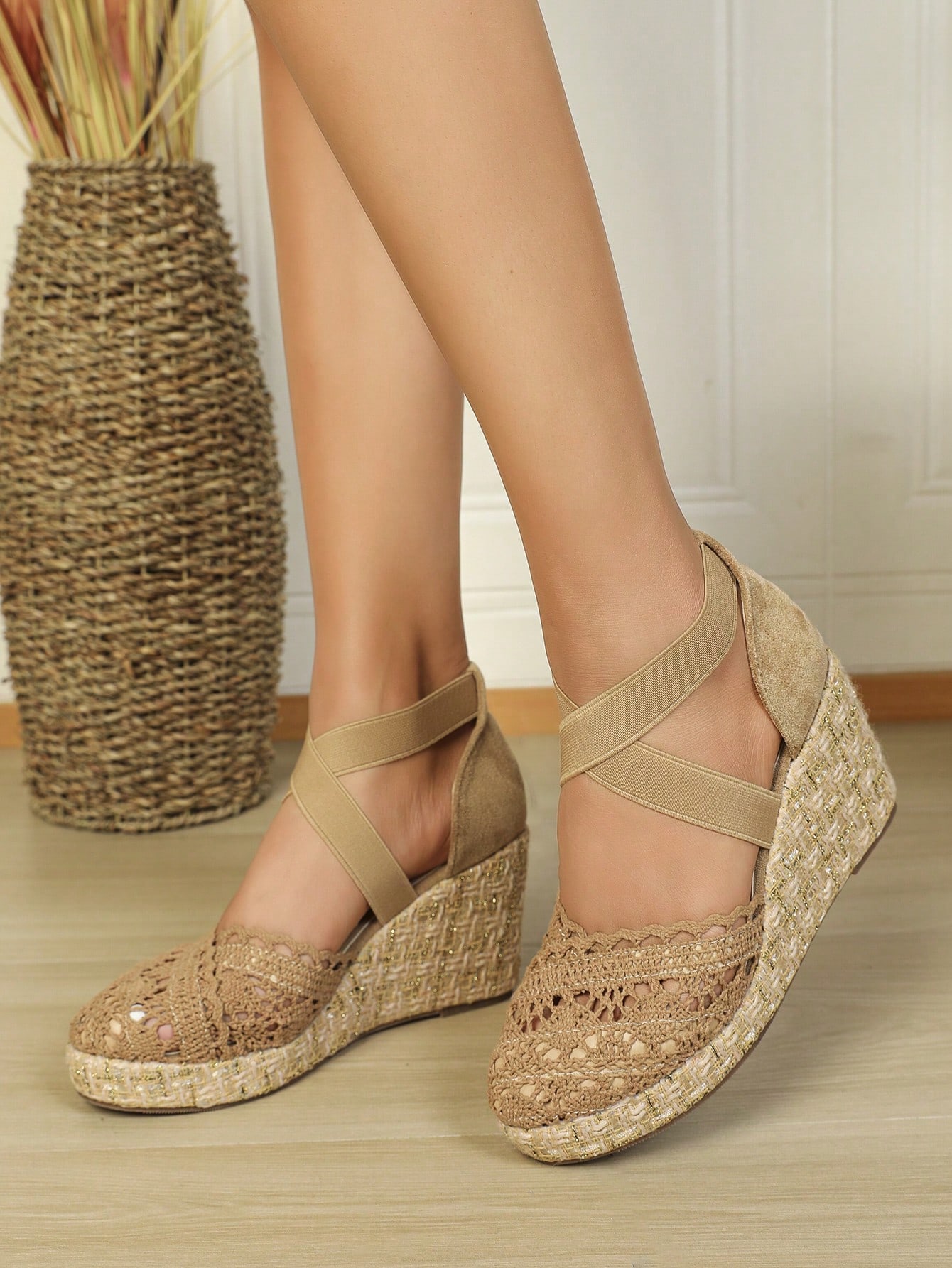 In Khaki Women Wedges & Flatform