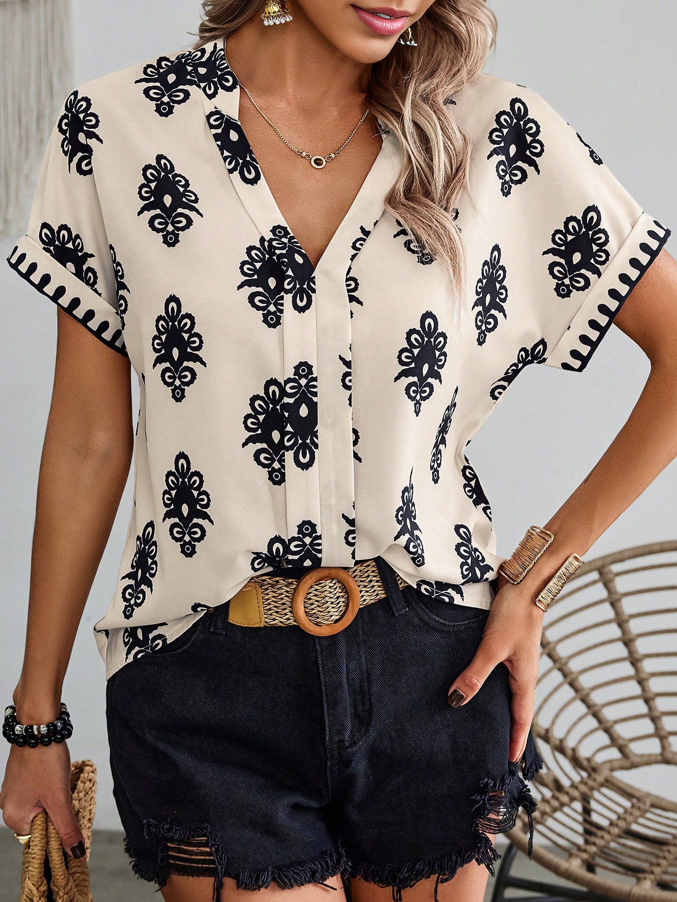 In Boho Women Blouses