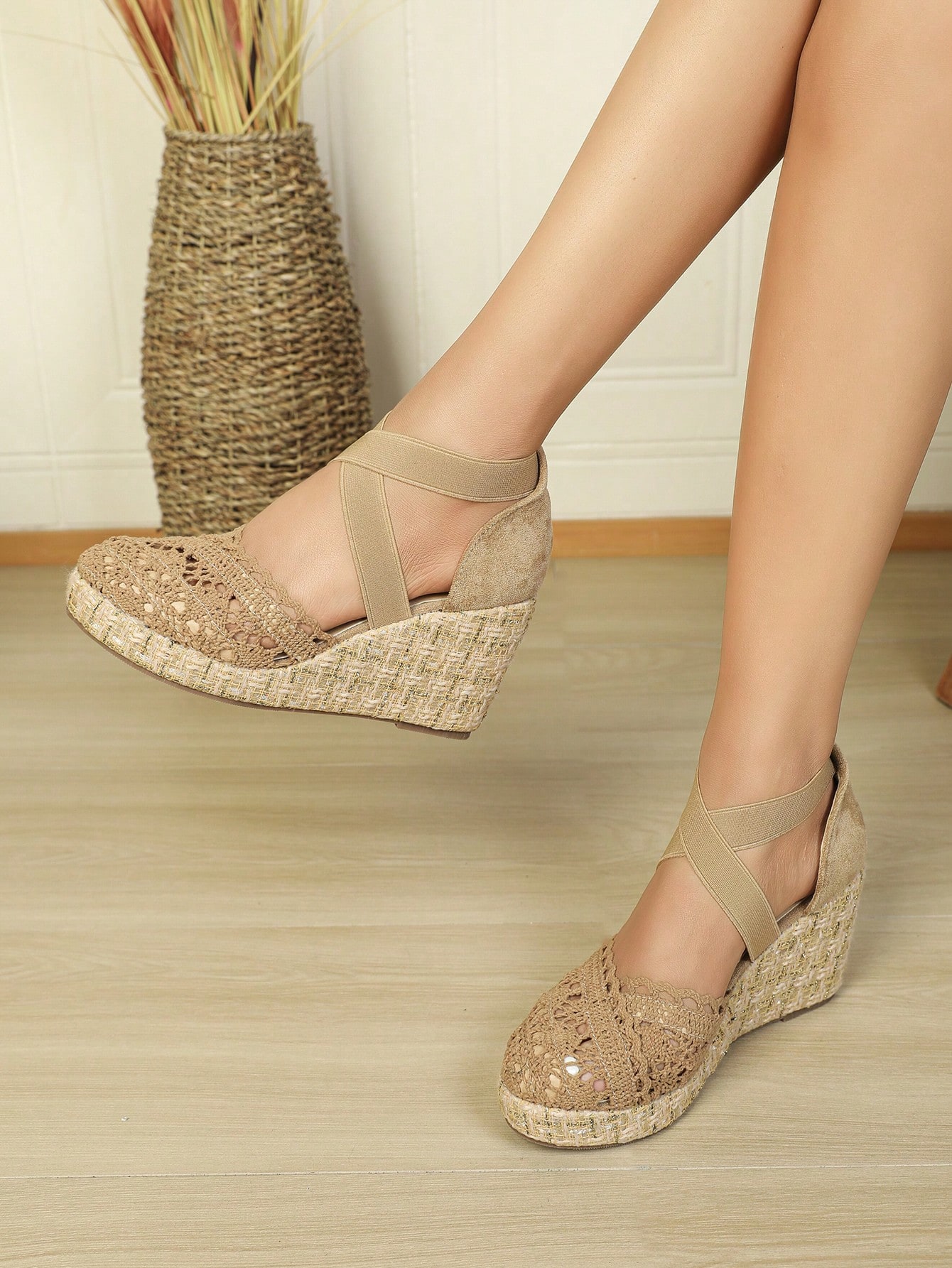 In Khaki Women Wedges & Flatform