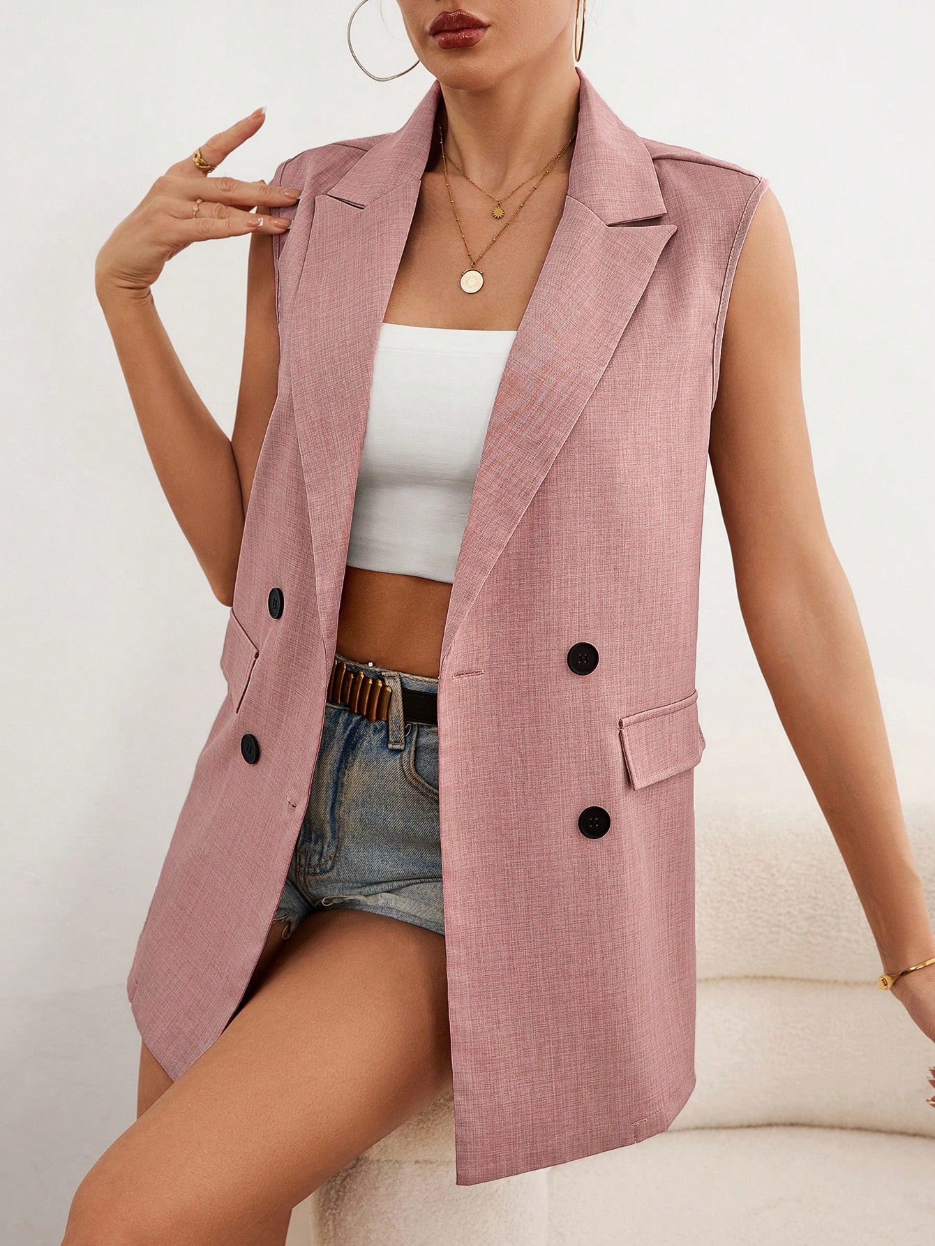 In Pink Women Blazers