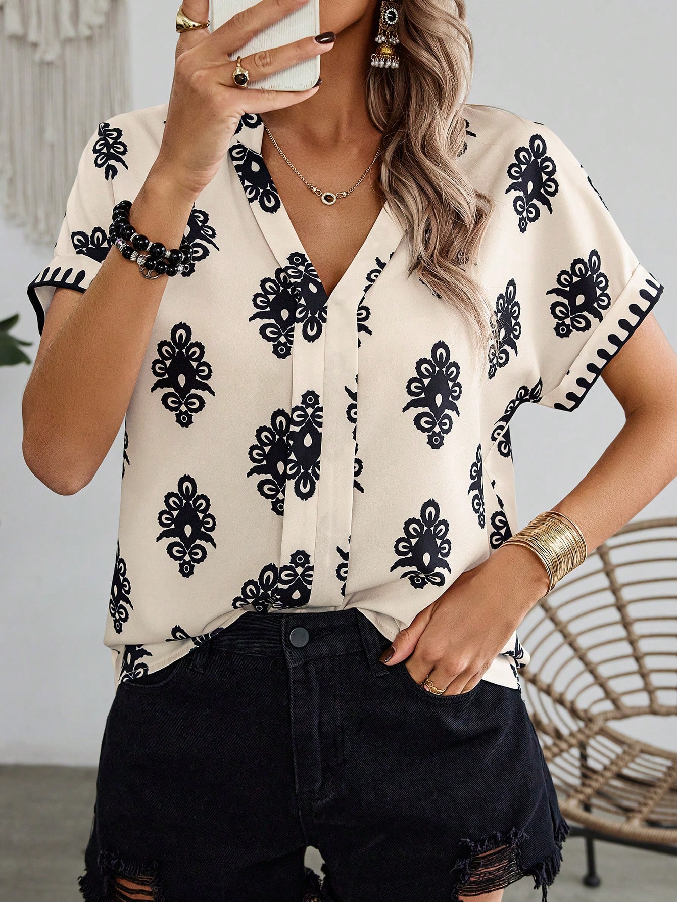 In Boho Women Blouses