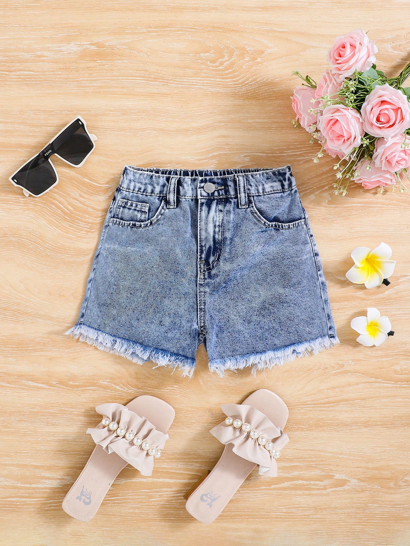 Tween Girls Denim Shorts