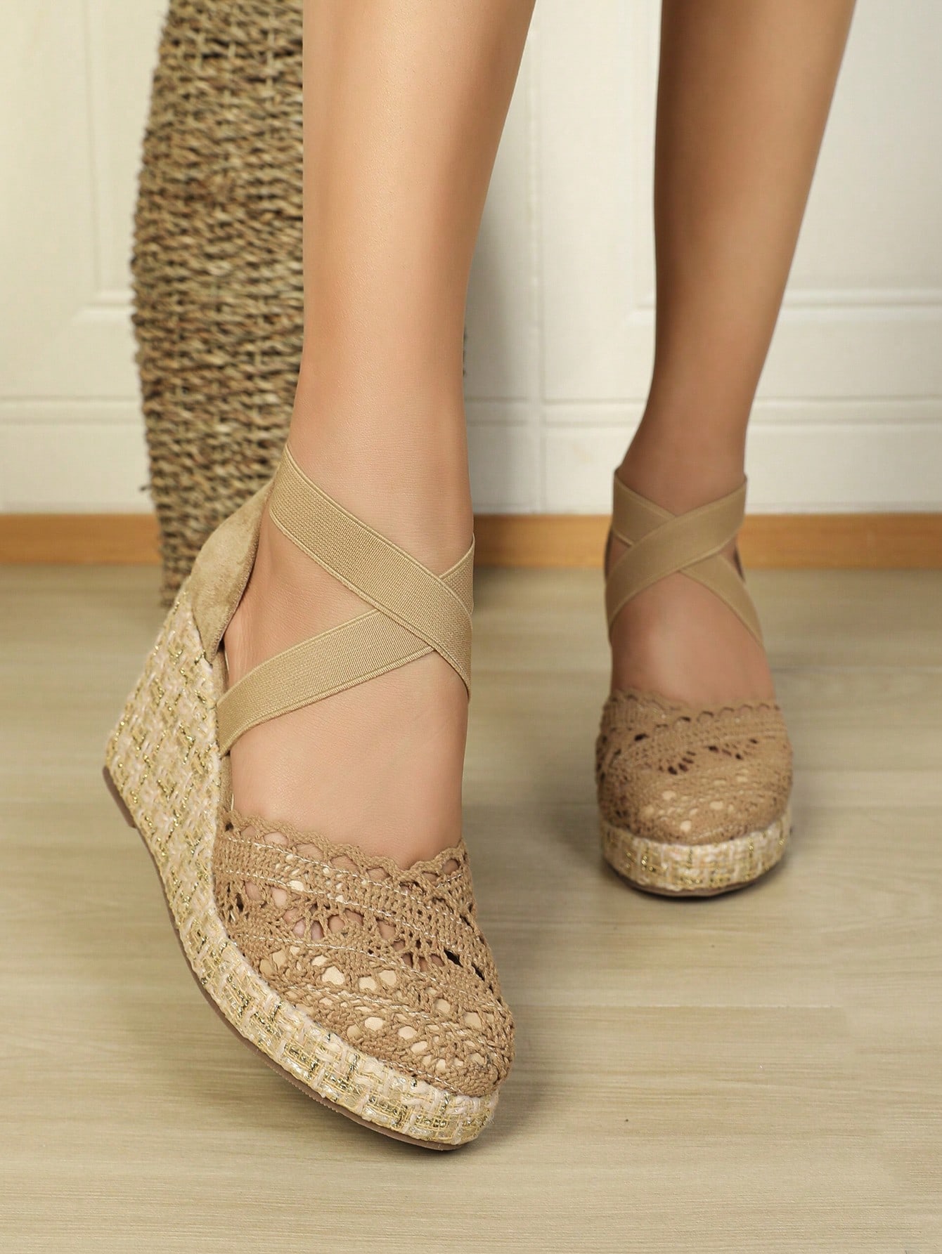 In Khaki Women Wedges & Flatform