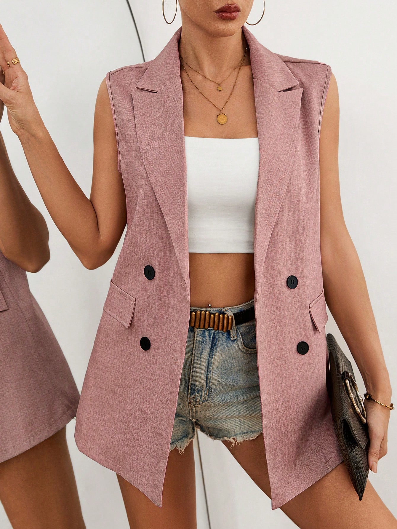 In Pink Women Blazers