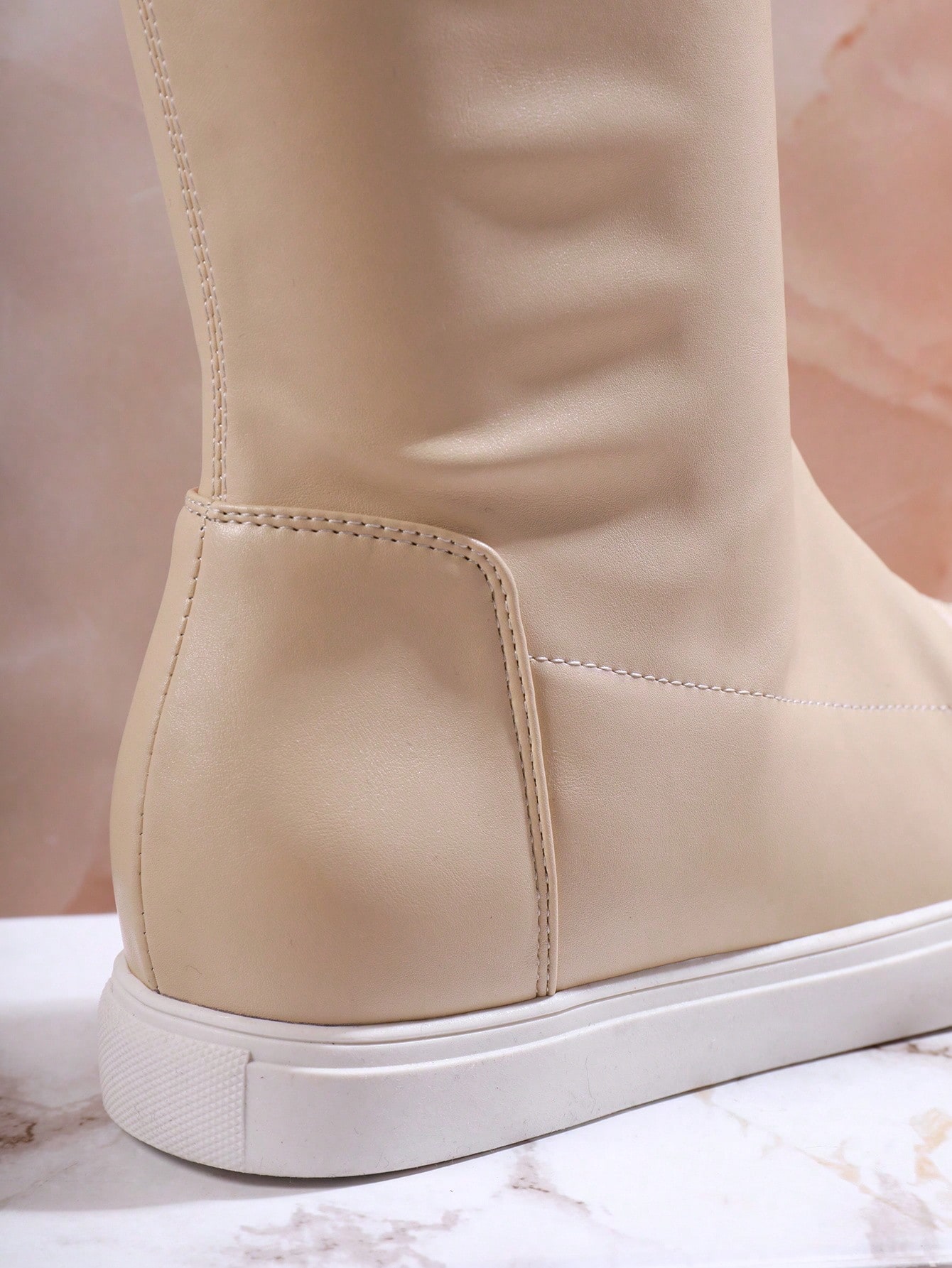 In Beige Women Fashion Boots