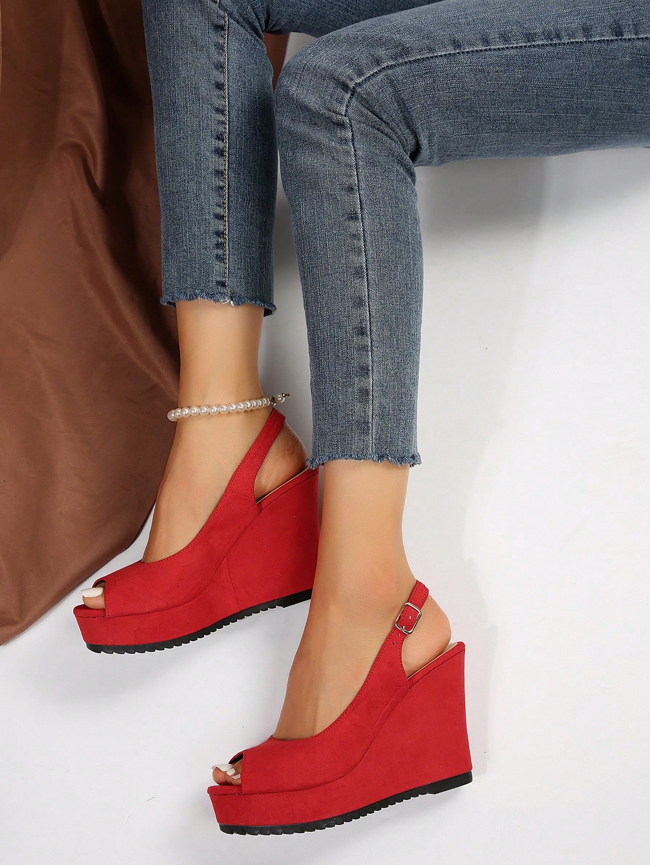 In Red Women Wedges & Flatform