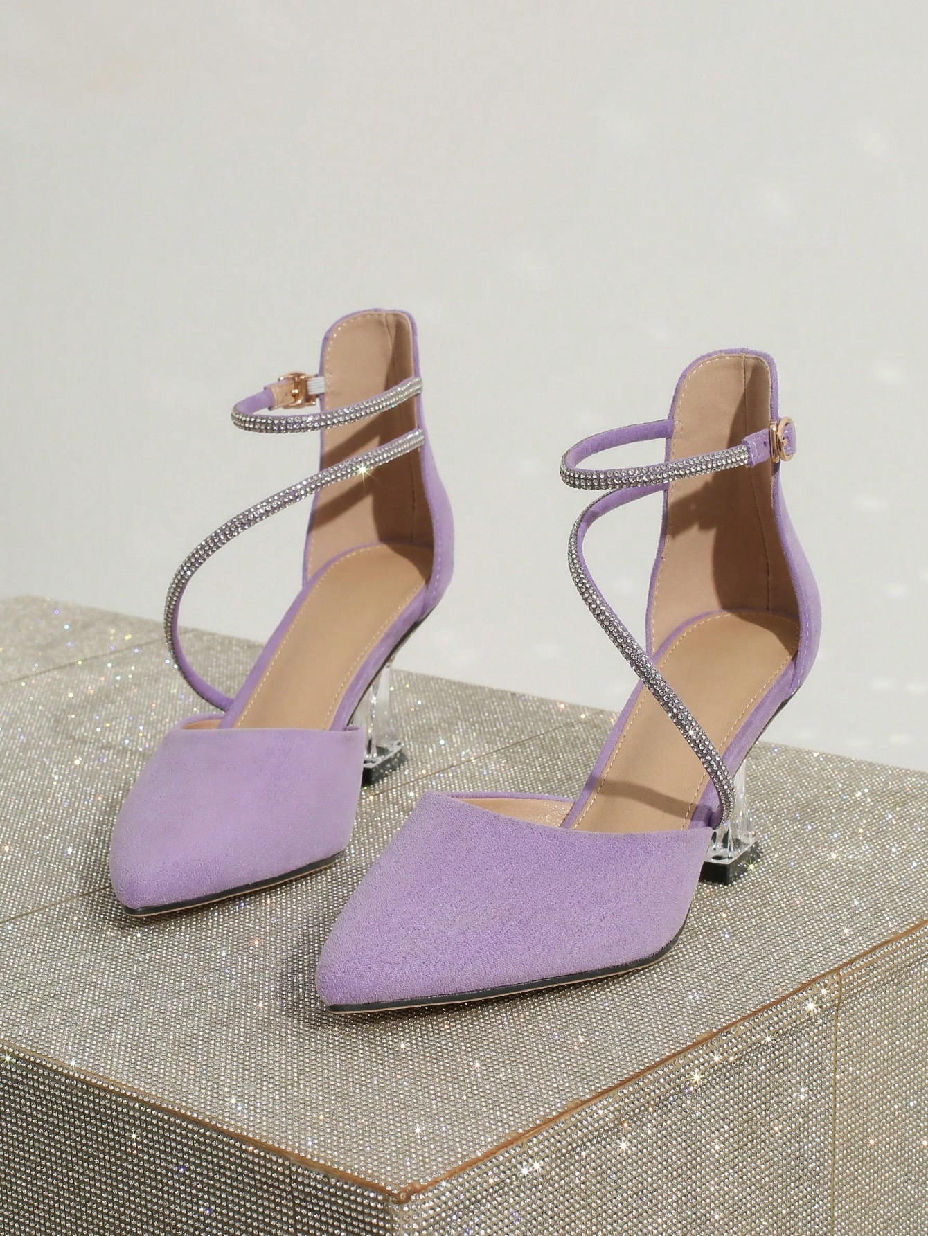 In Purple Women Pumps