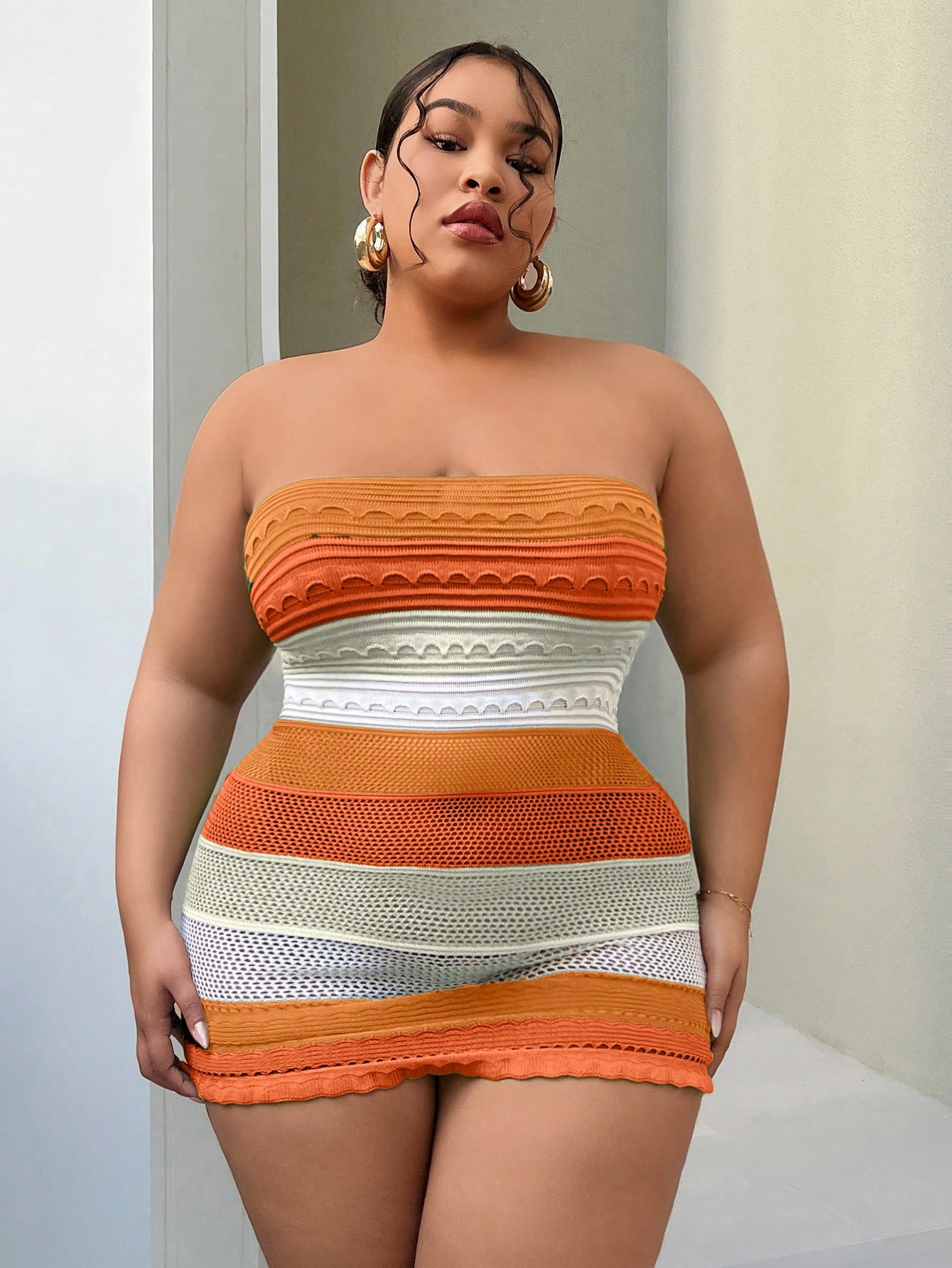 In Casual Plus Size Sweater Dresses