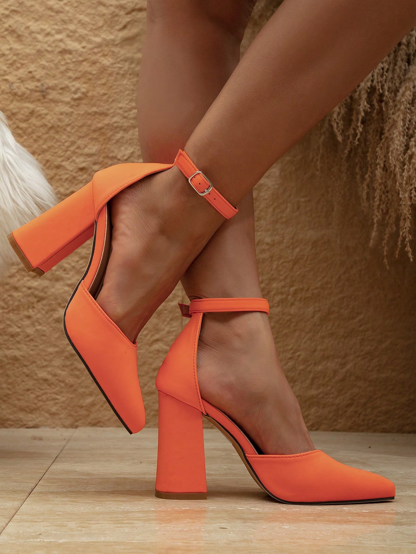 In Orange Women Pumps