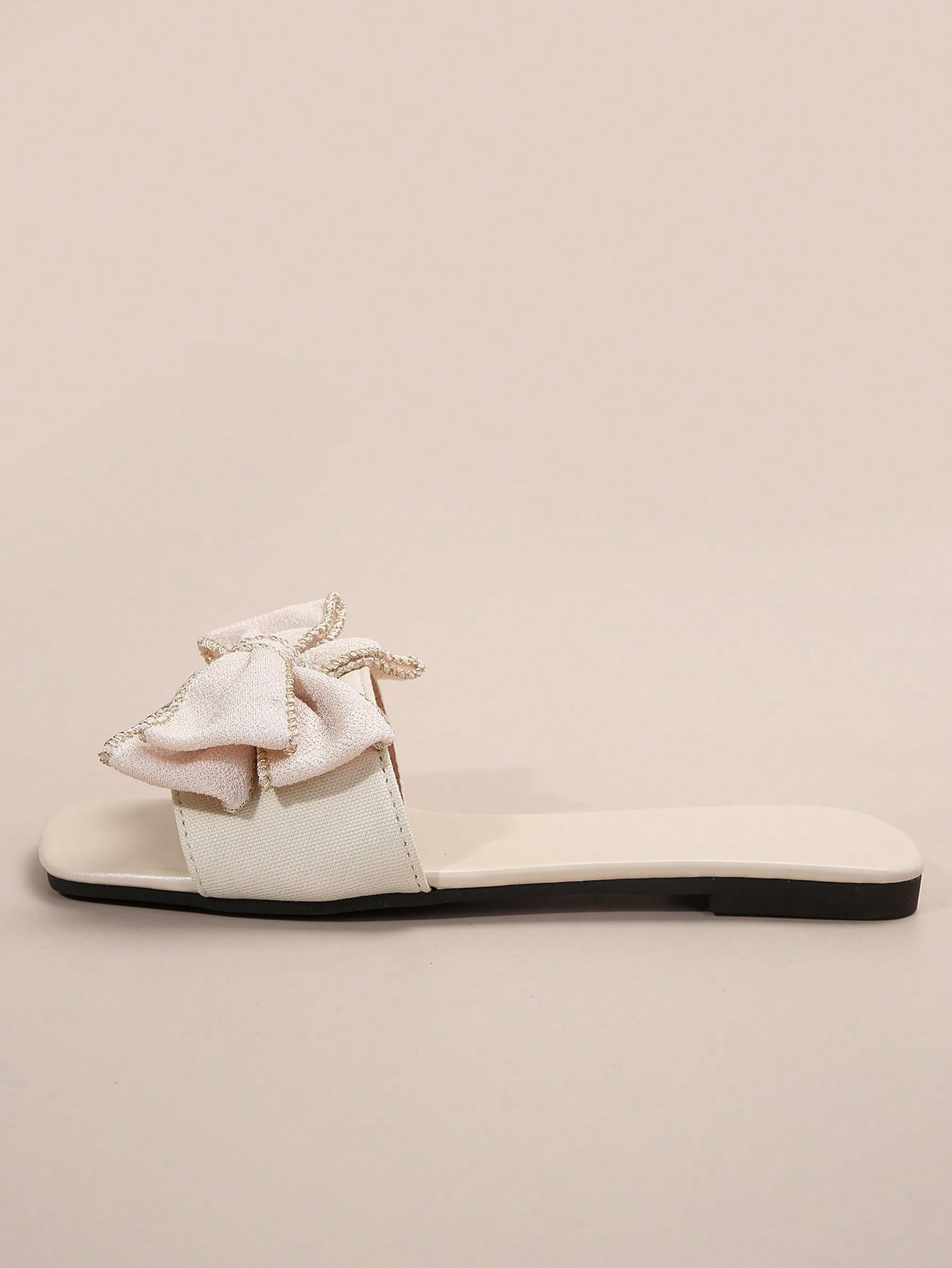 In Beige Women Flat Sandals