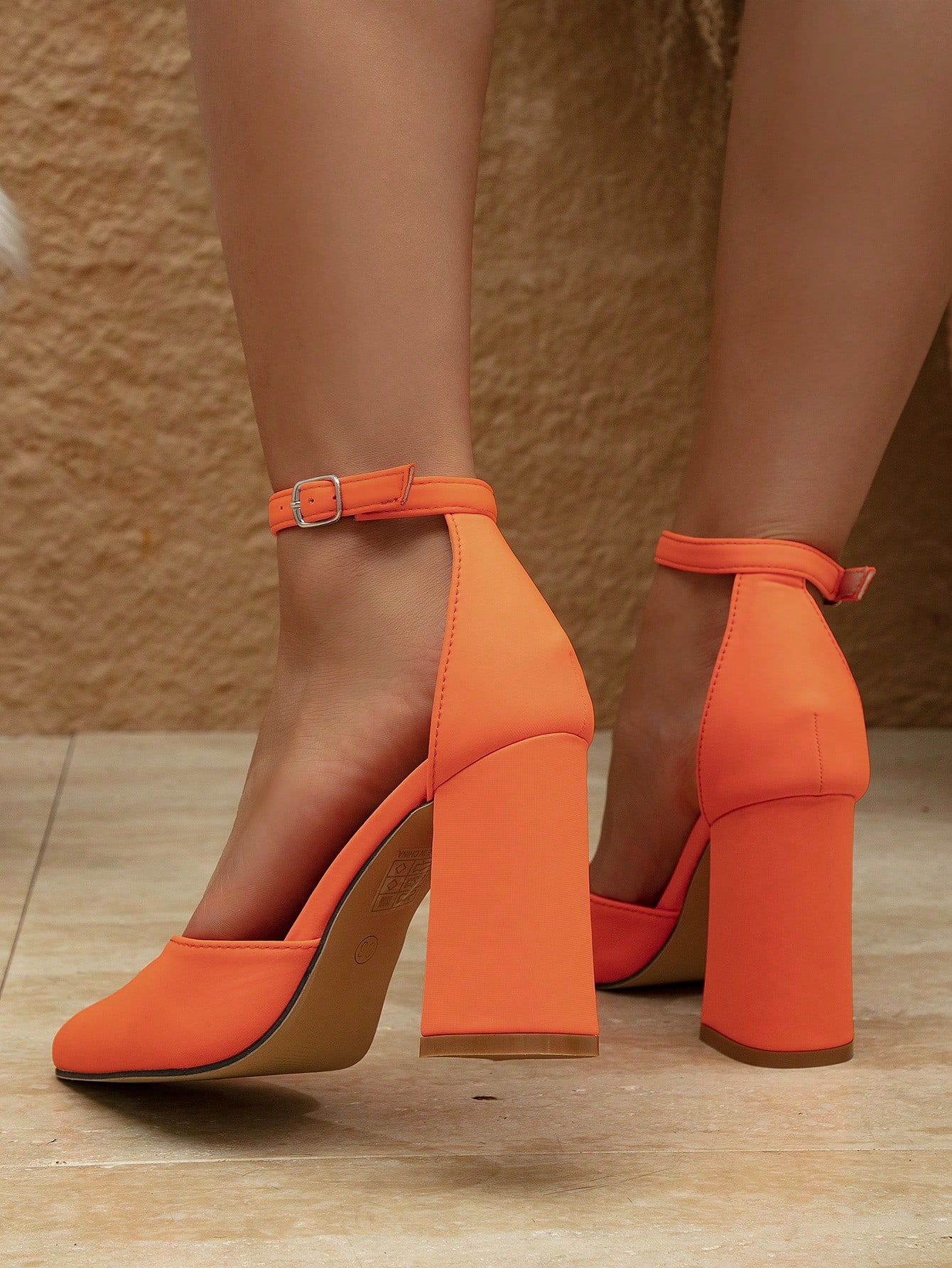 In Orange Women Pumps