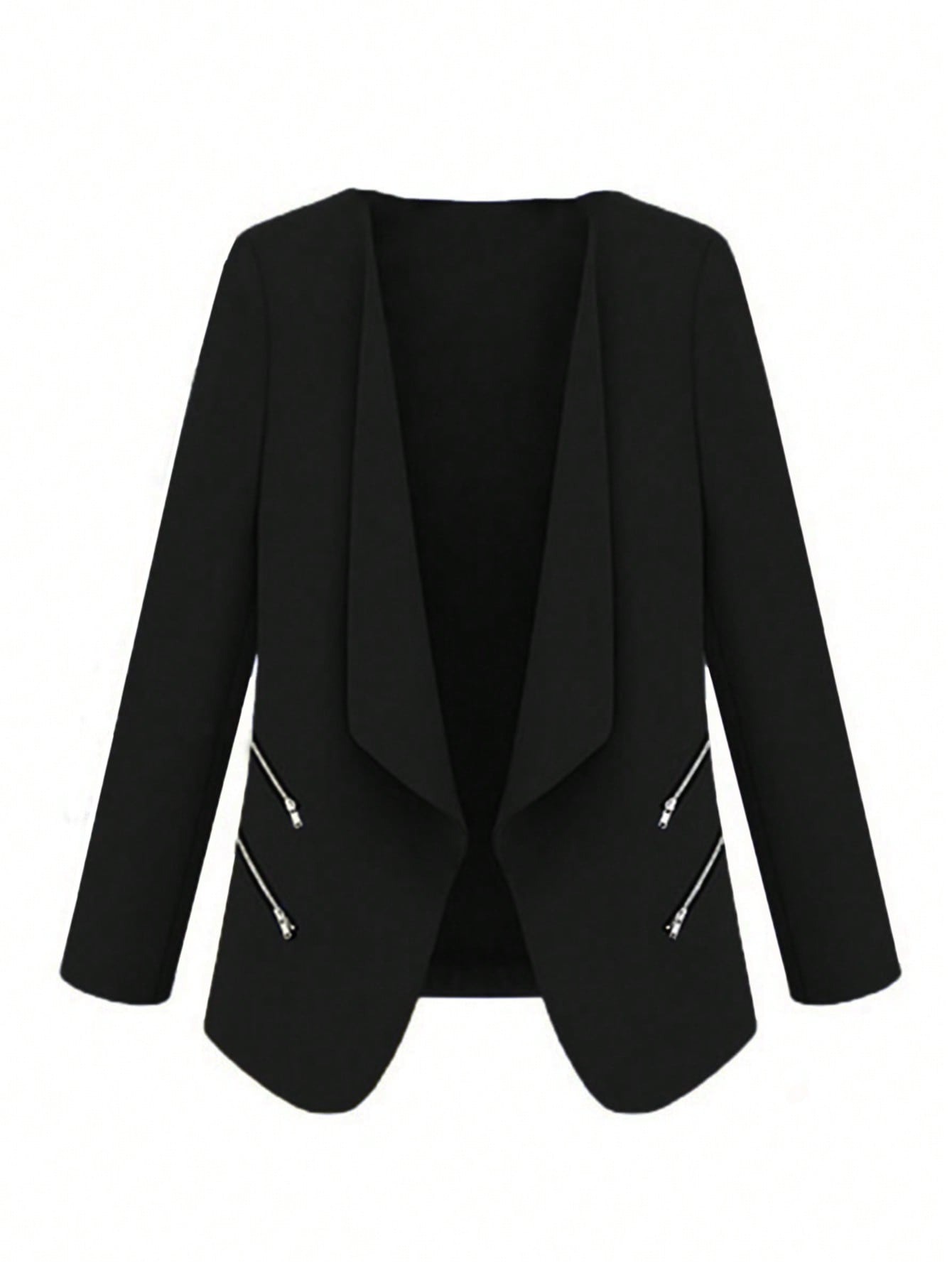 In Black Plus Size Jackets