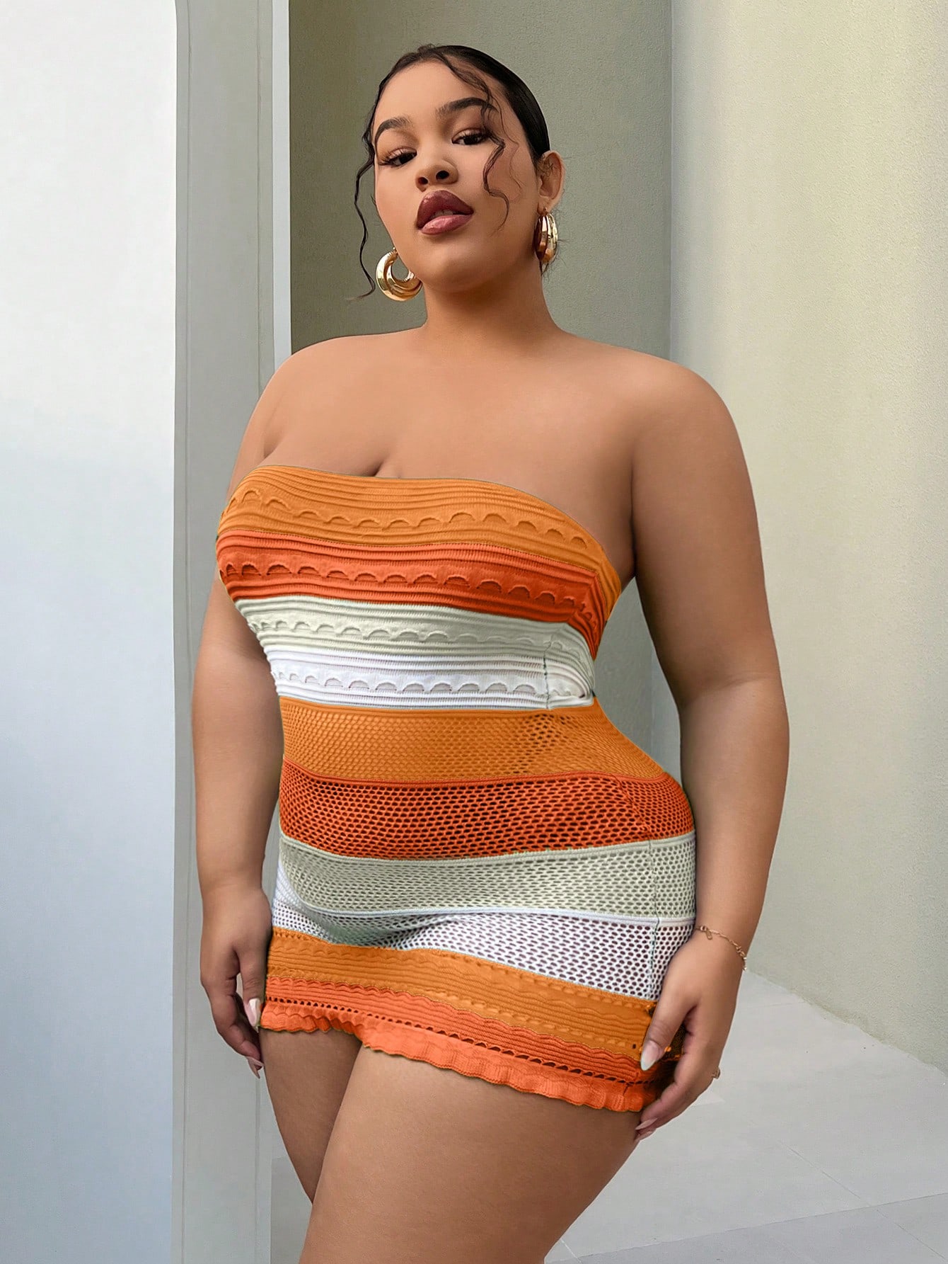 In Casual Plus Size Sweater Dresses