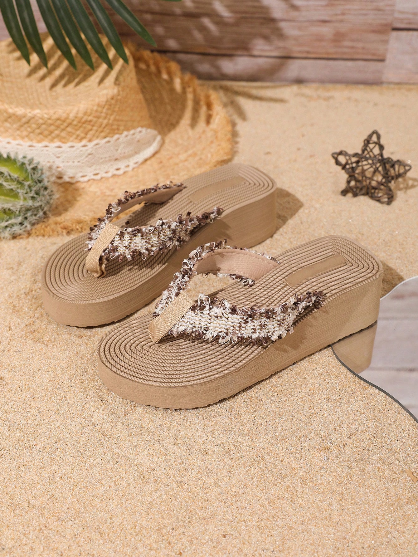 In Brown Women Flip-Flops